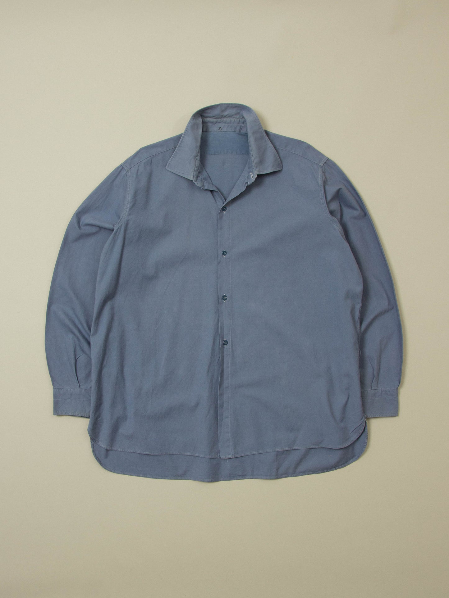 Vtg Swedish Military Workwear Shirt (L)