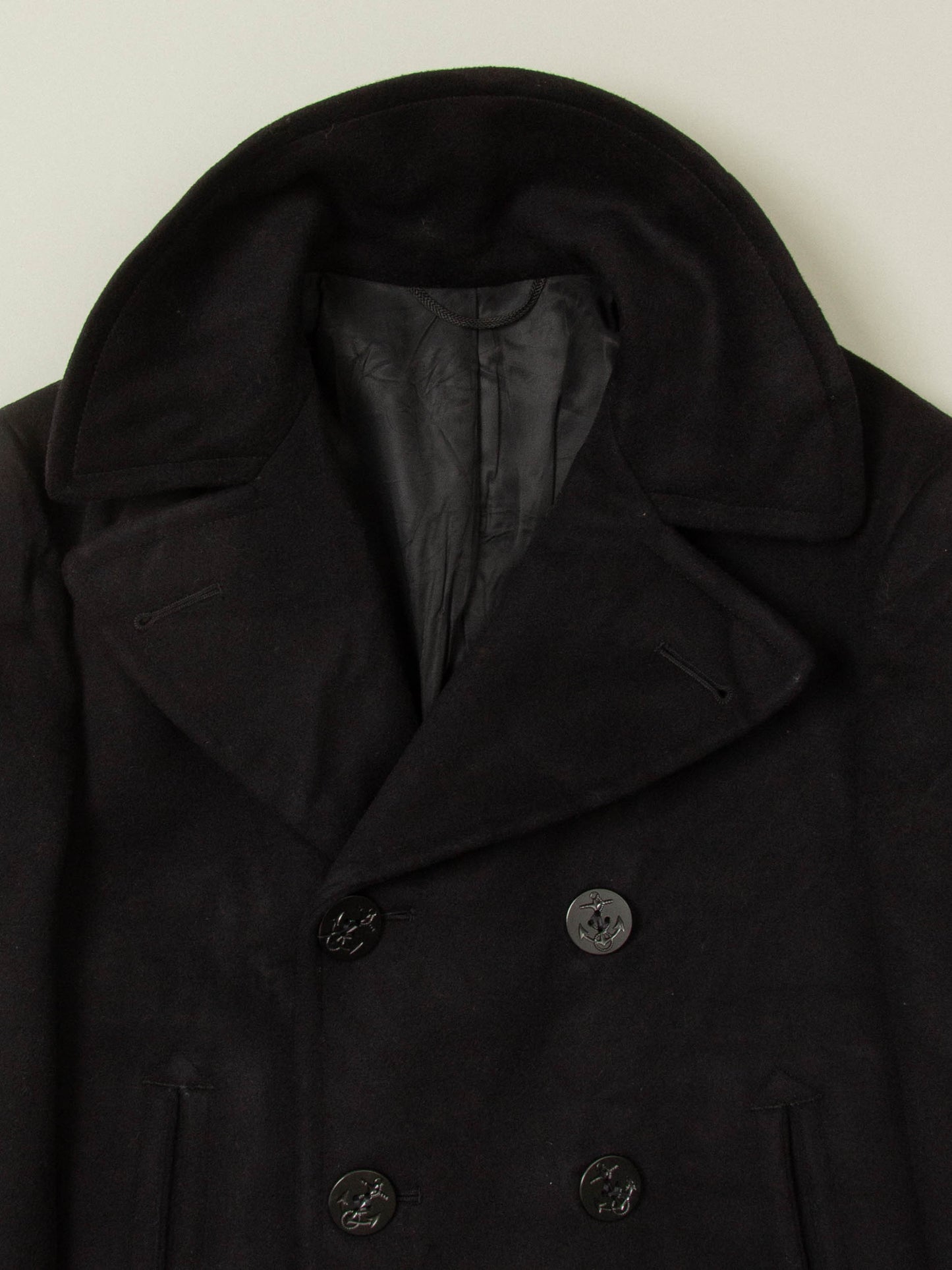 Vtg 1970s US Navy Wool Peacoat (M/L)