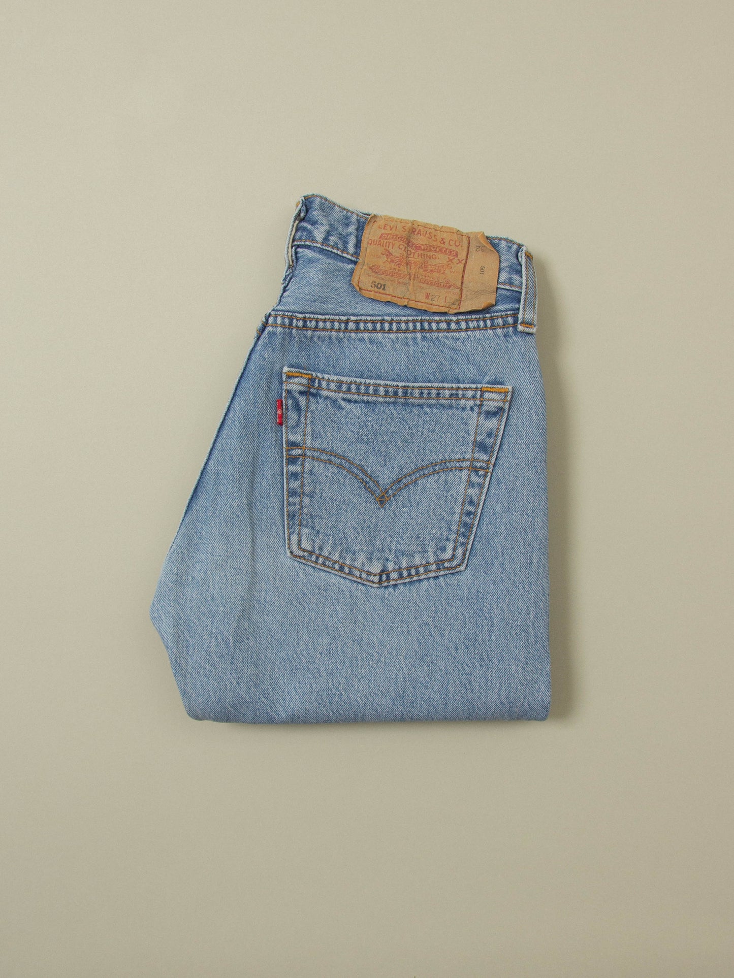 Vtg 1990s Levi's 501 Jeans - Made in UK (26x32)