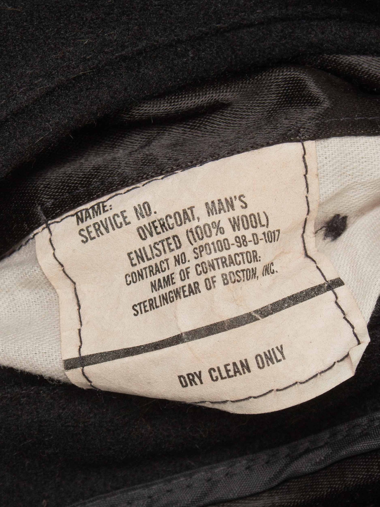 Vtg 1990s US Navy Wool Peacoat – Made in USA (L)