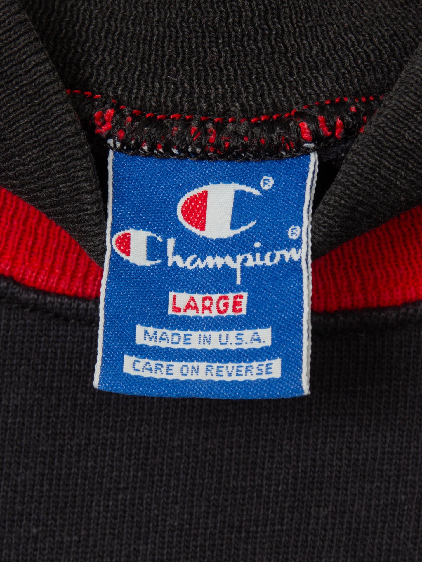 Vtg 1990s Champion 'Ringer' Sweatshirt - Made in USA (L)