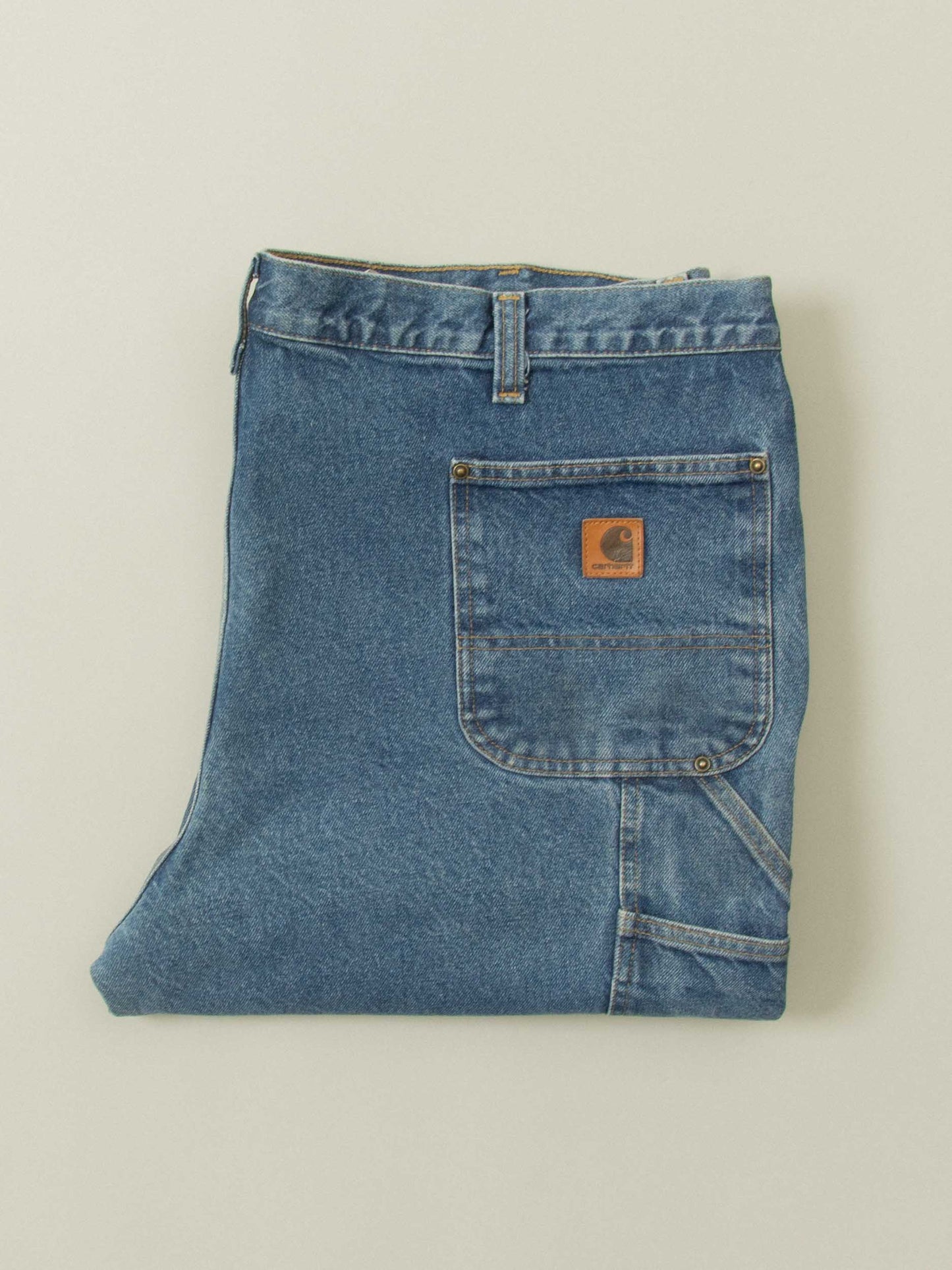 Vtg 1990s Double Knee Carhartt Jeans (44x32)