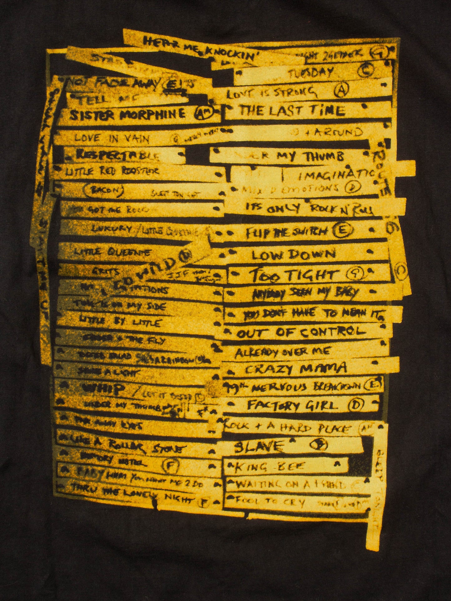 Vtg 1997 Rolling Stones Blue Rain Tee (XL)