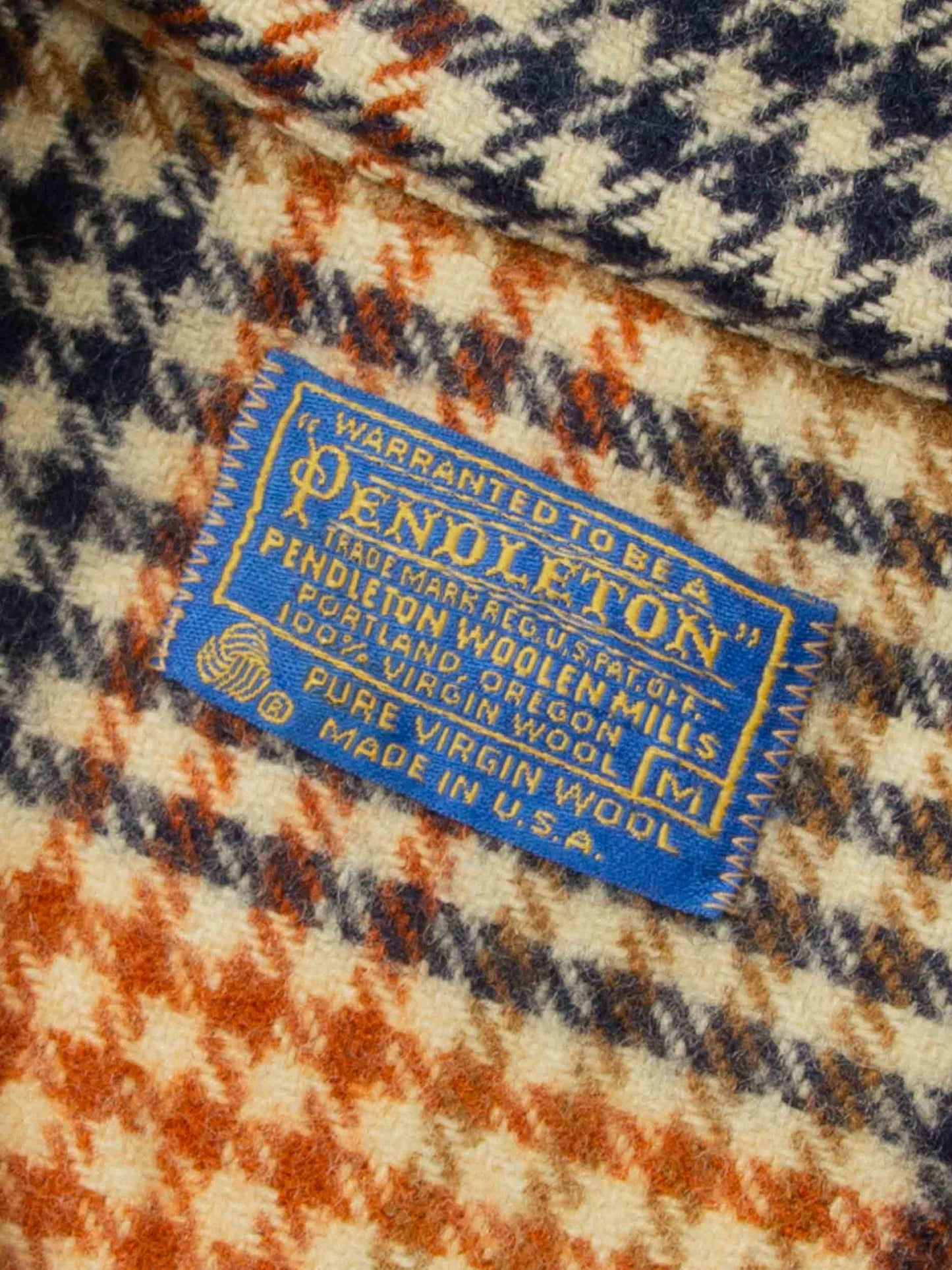 Vtg 1970s Pendleton Plaid Wool Jacket – Made in USA (L)