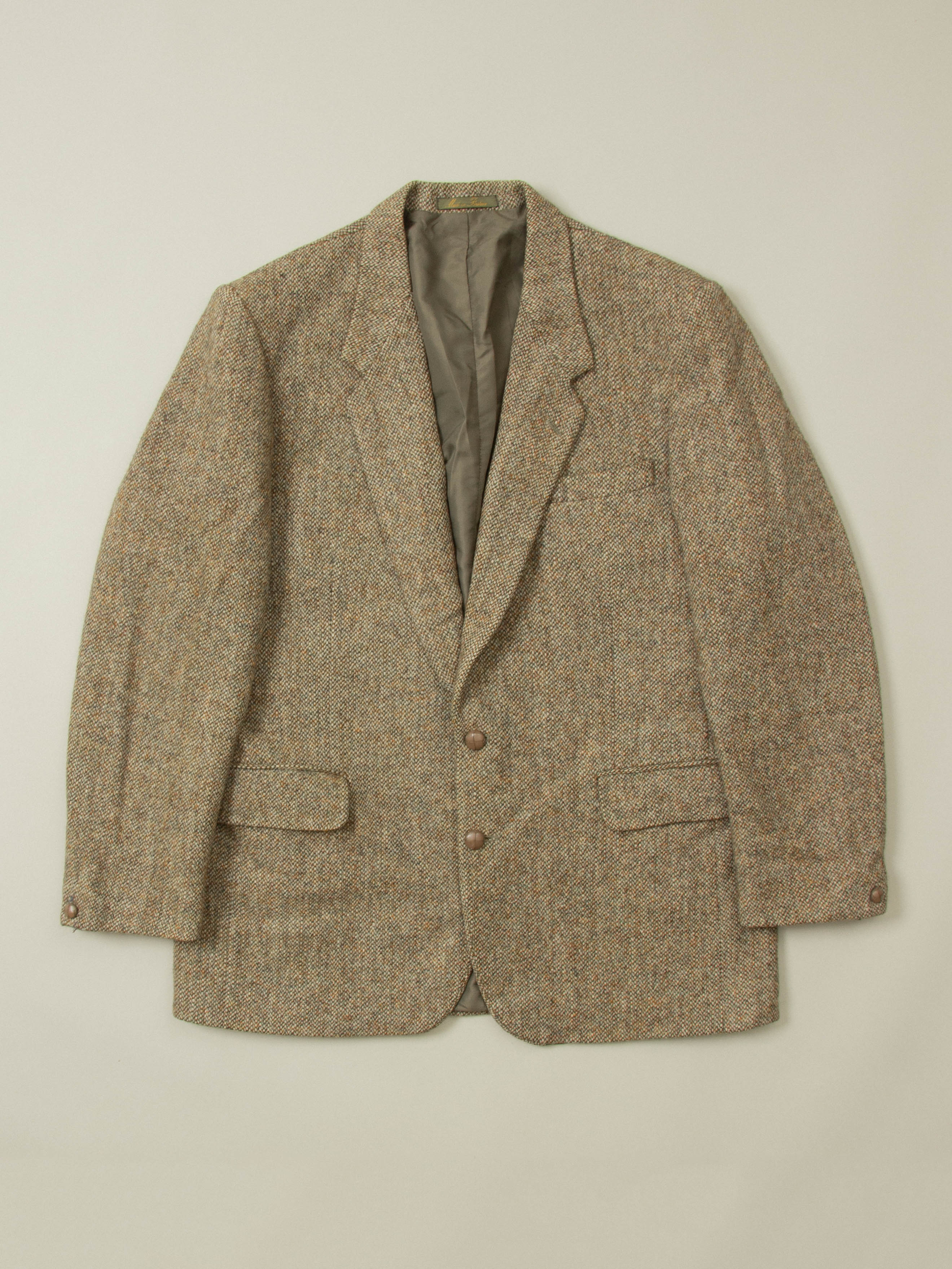 Vtg 1980s Harris Tweed Wool Blazer (L) – Broadway & Sons