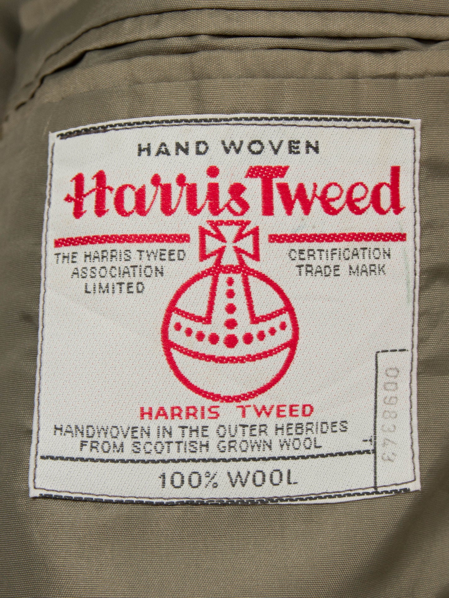 Vtg 1980s Harris Tweed Wool Blazer (L)