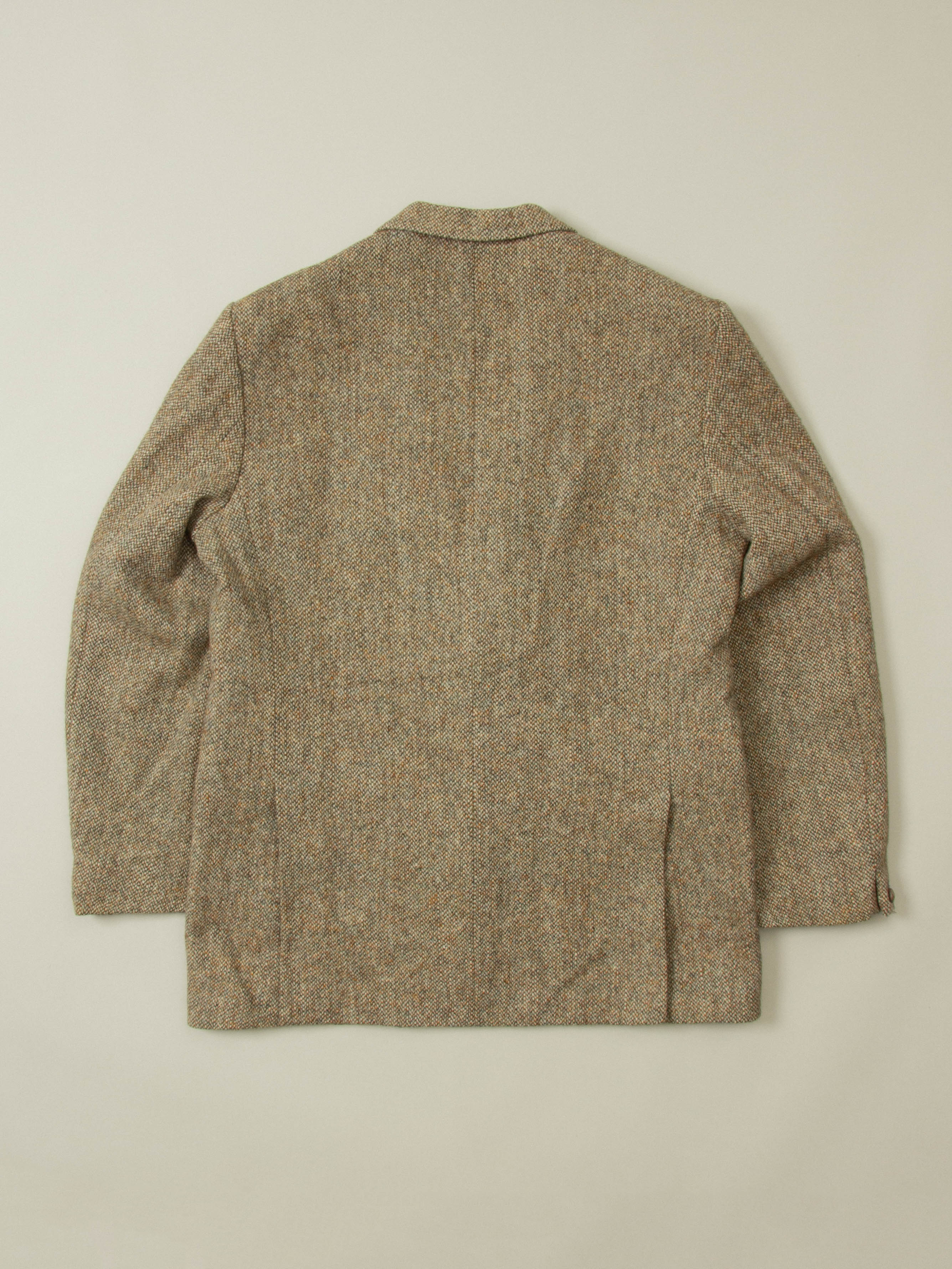 eaphi WOOL TWEED JACKET Vtg 1980s Harris Tweed Wool Blazer (L