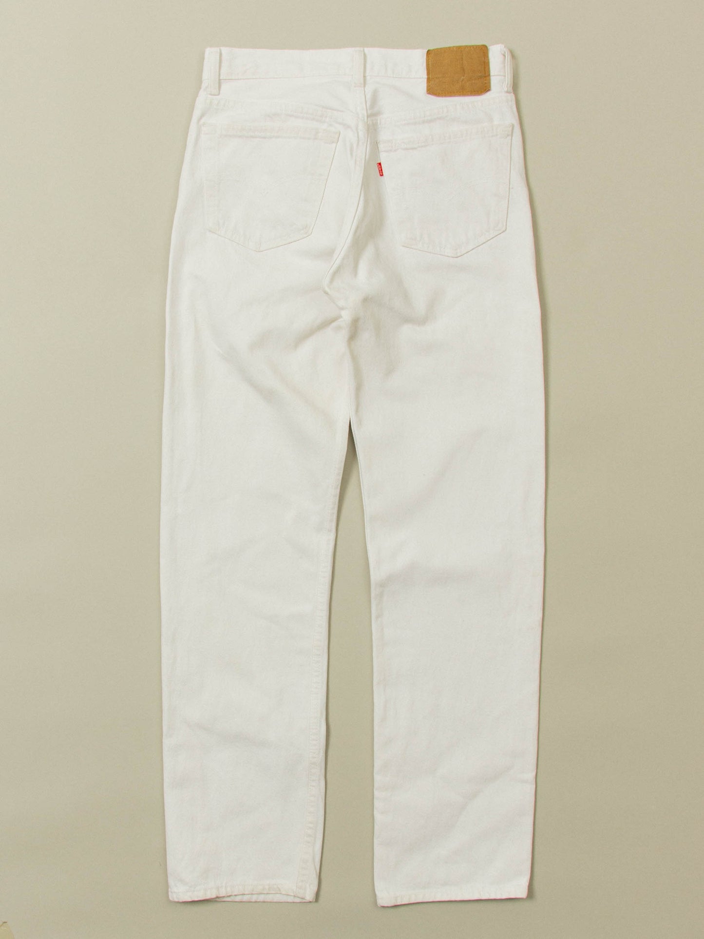 Vtg 1980s White Levi's 501 Jeans – Made in USA (30x32)