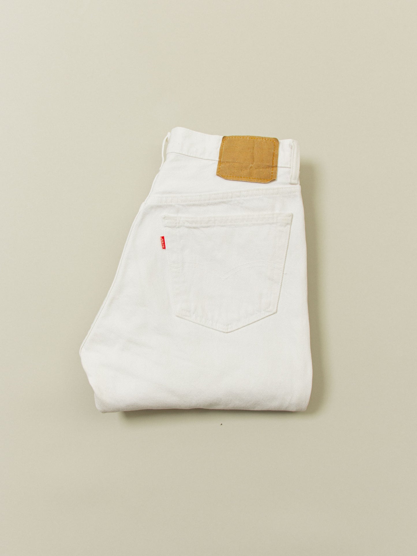 Vtg 1980s White Levi's 501 Jeans – Made in USA (30x32)