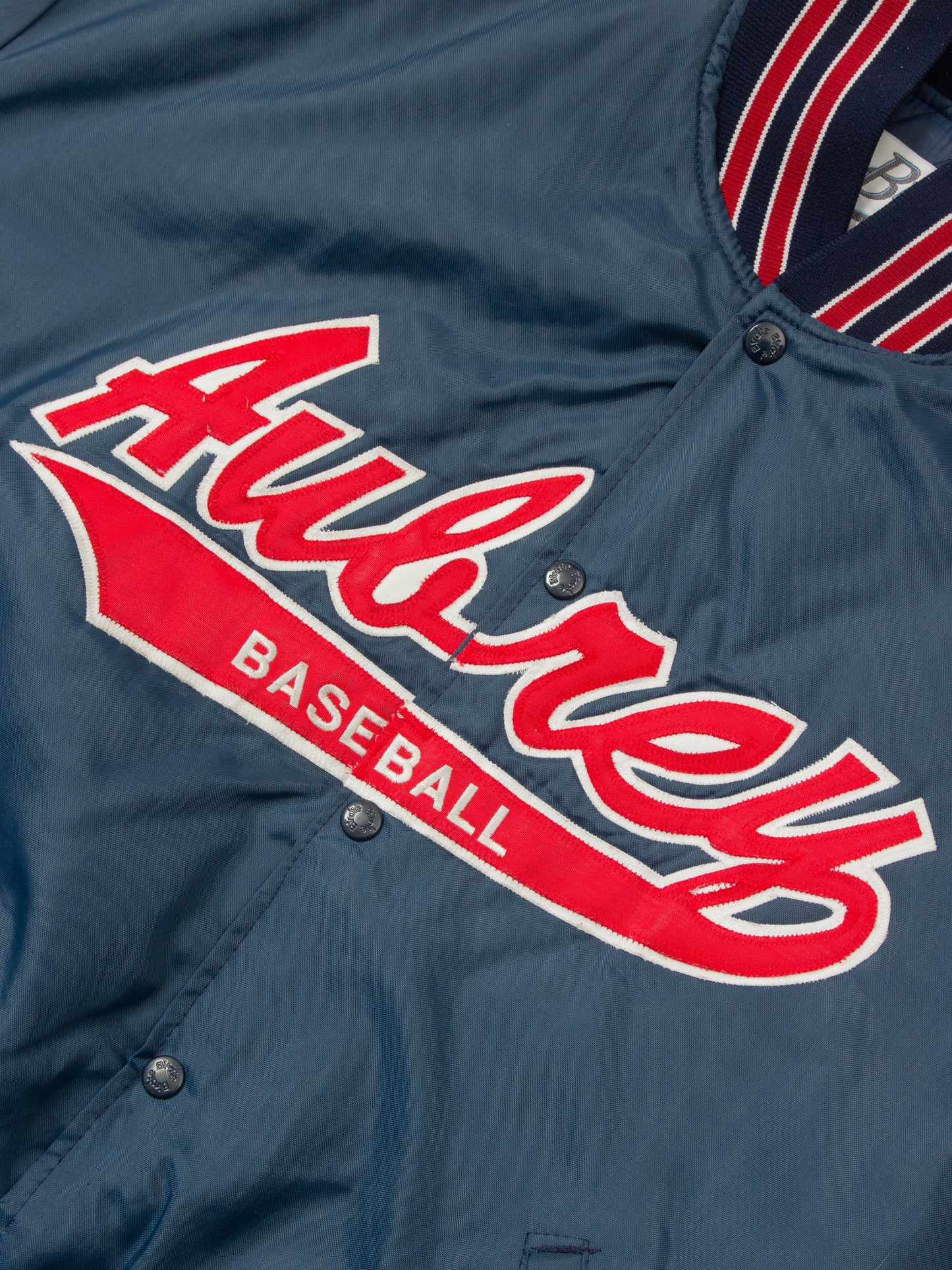 Vtg 1990s Baseball Varsity Jacket - Made in USA (XXL)