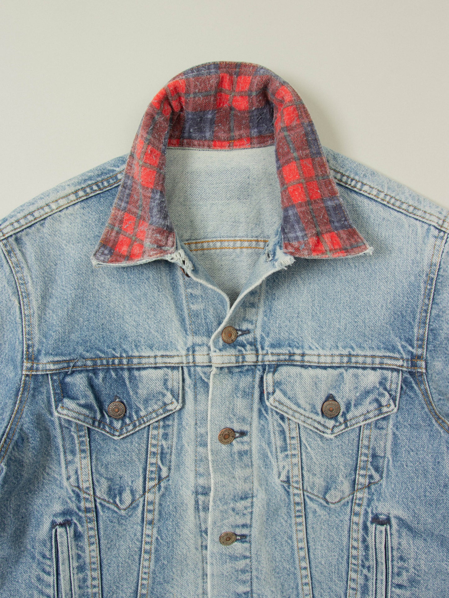Vtg 1980s Levi's Denim Trucker Jacket (S)