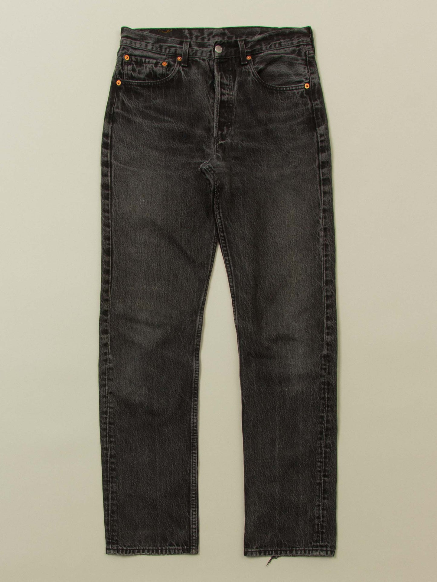 Vtg 1990s Black Levi's 501 Jeans – Made in France (30x34)