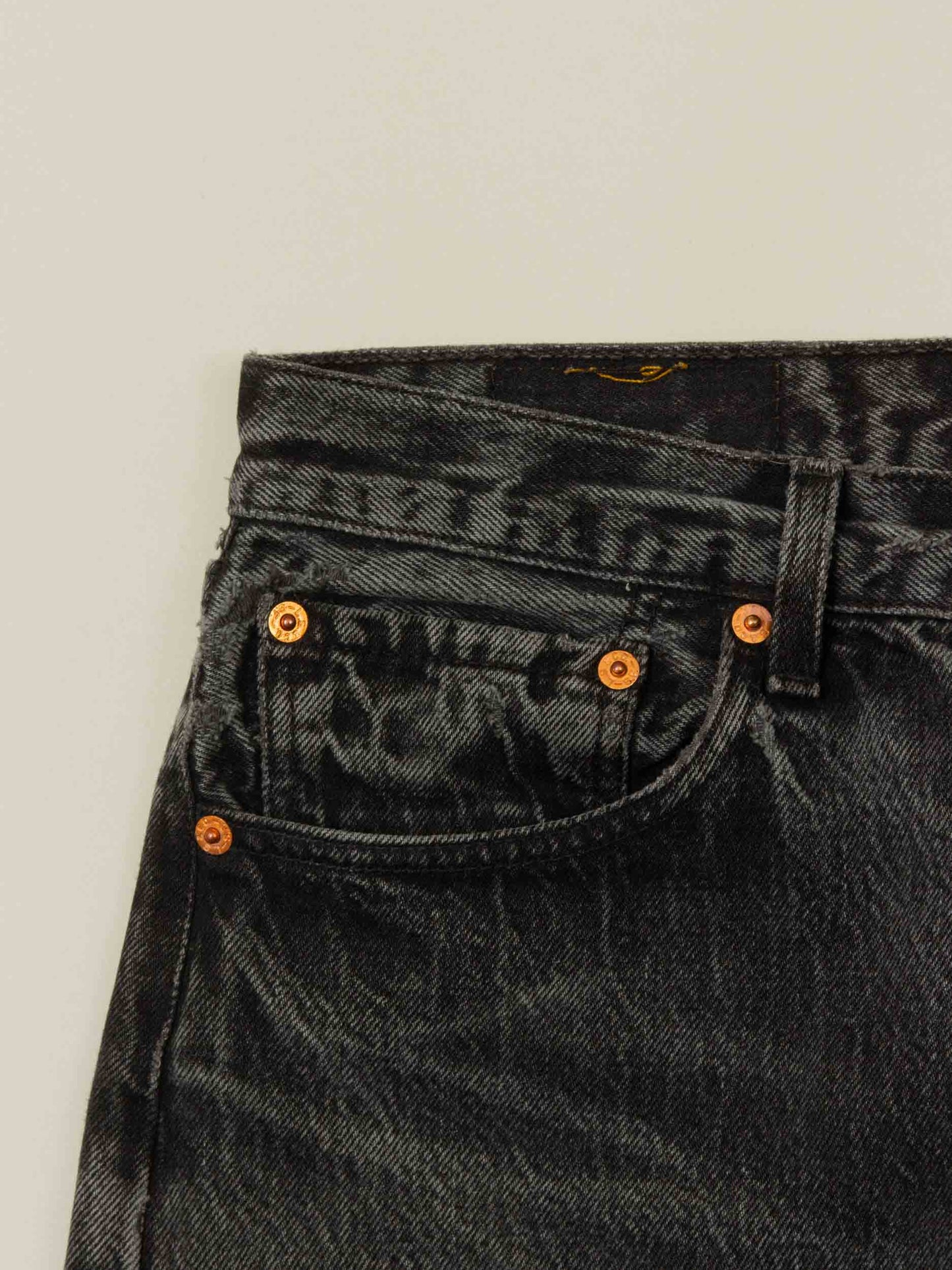 Vtg 1990s Black Levi's 501 Jeans – Made in France (30x34)