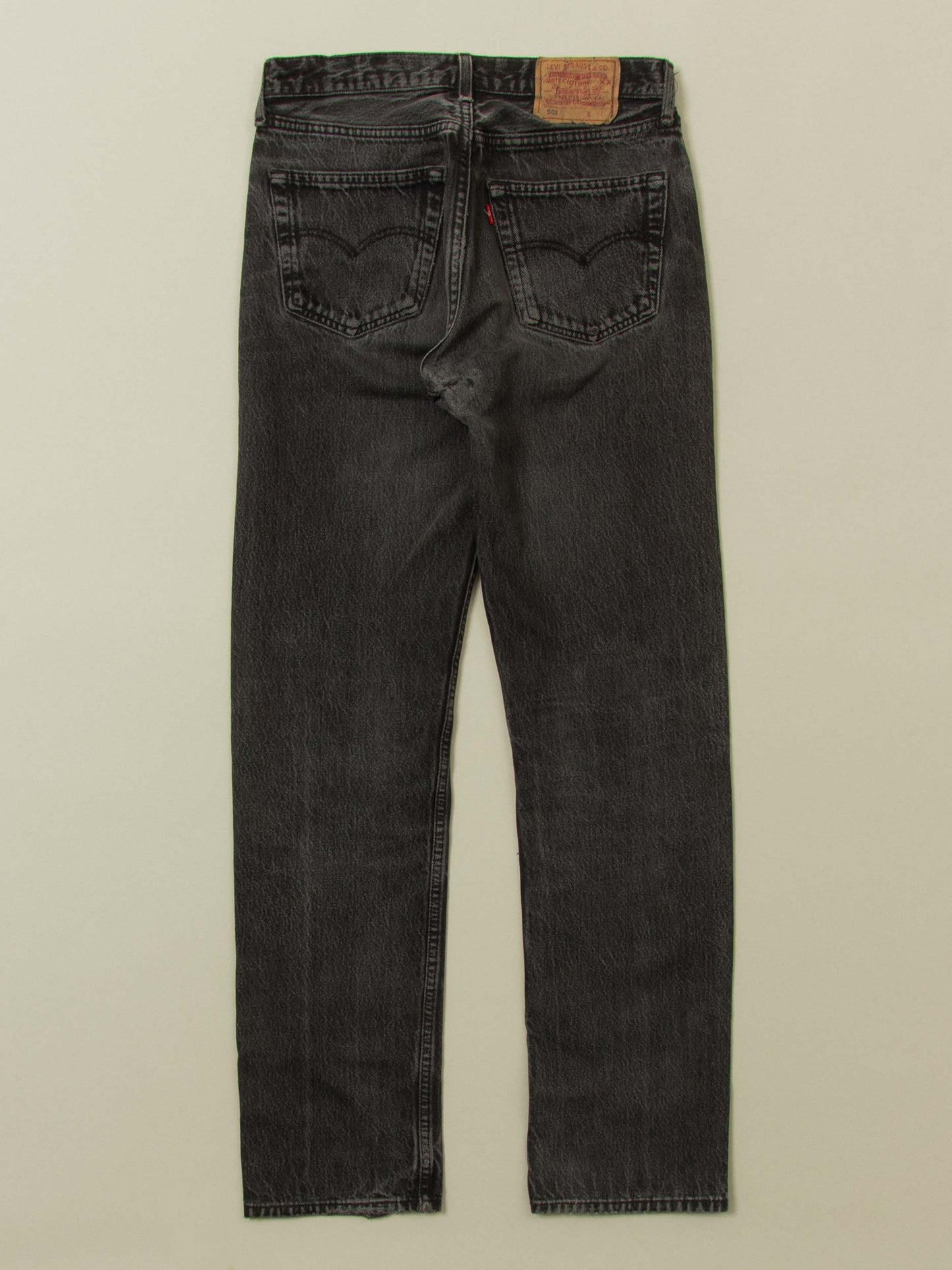 Vtg 1990s Black Levi's 501 Jeans – Made in France (30x34)