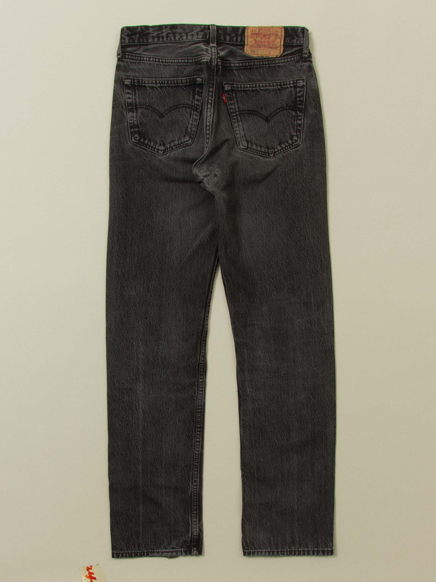 Vtg 1990s Black Levi's 501 Jeans – Made in France (30x34)