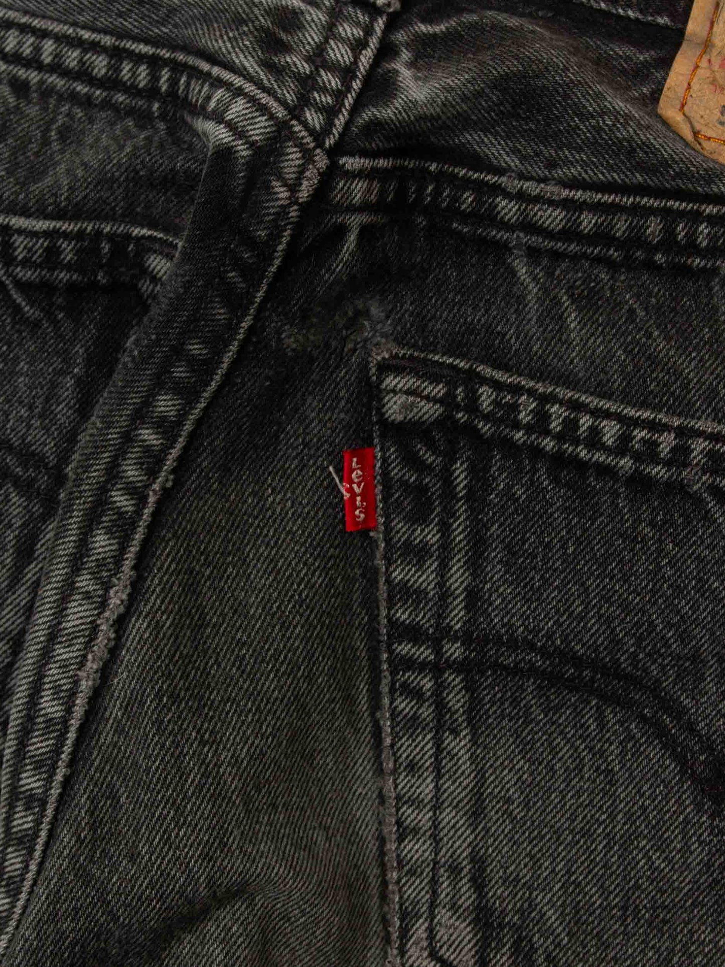 Vtg 1990s Black Levi's 501 Jeans – Made in France (30x34)