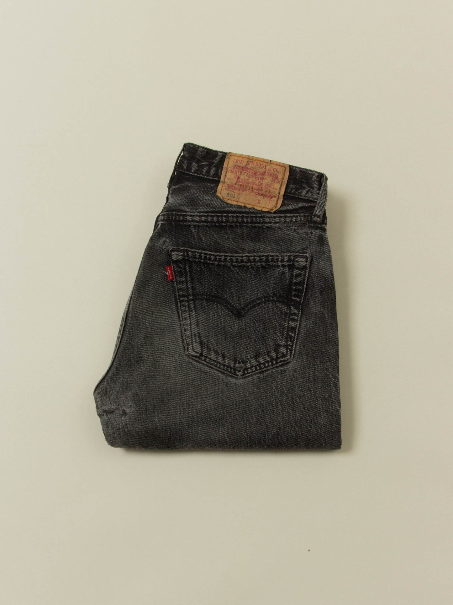 Vtg 1990s Black Levi's 501 Jeans – Made in France (30x34)