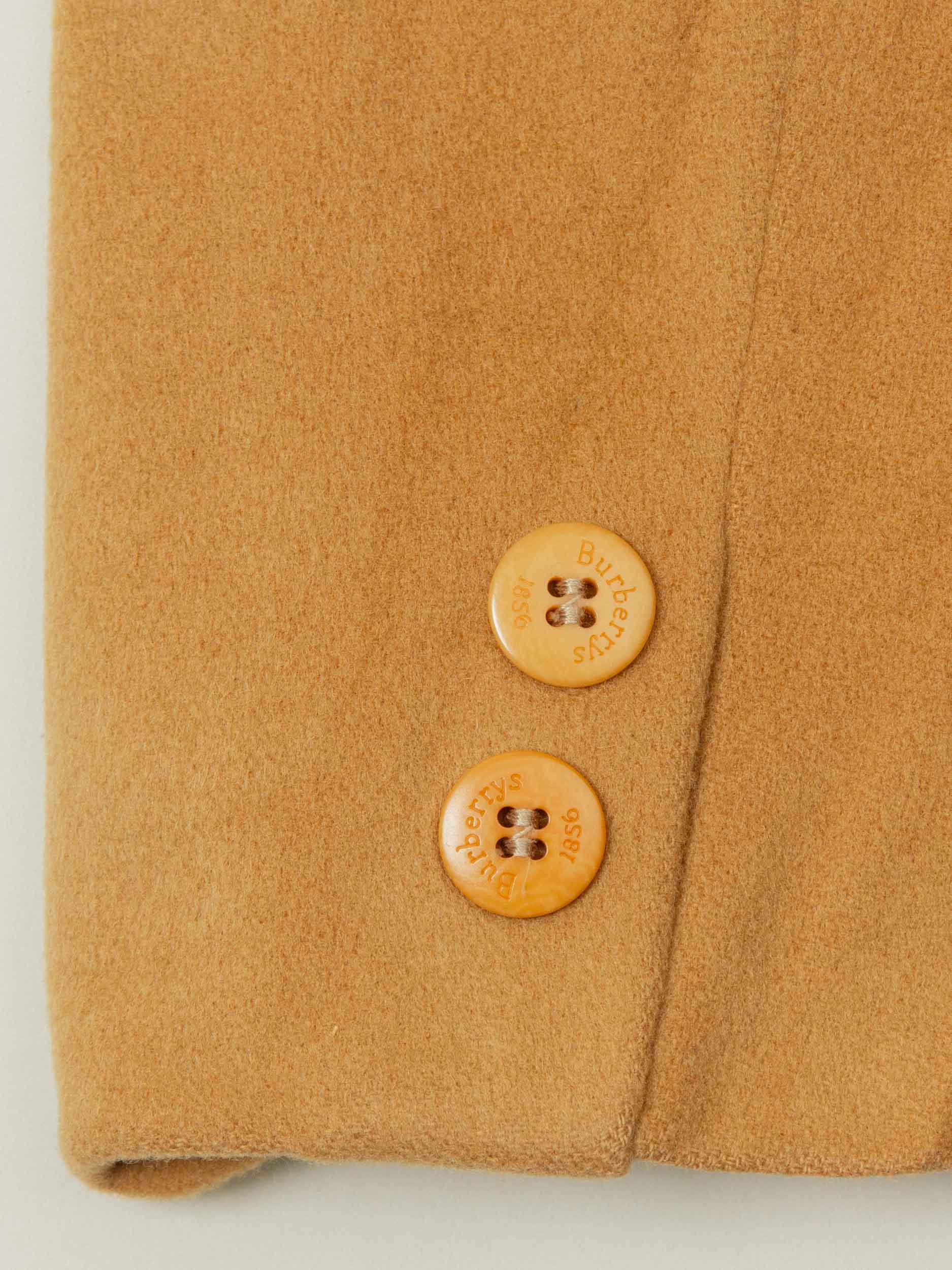 Vtg 1980s Burberry Wool Coat - Made in Spain (Women's M
