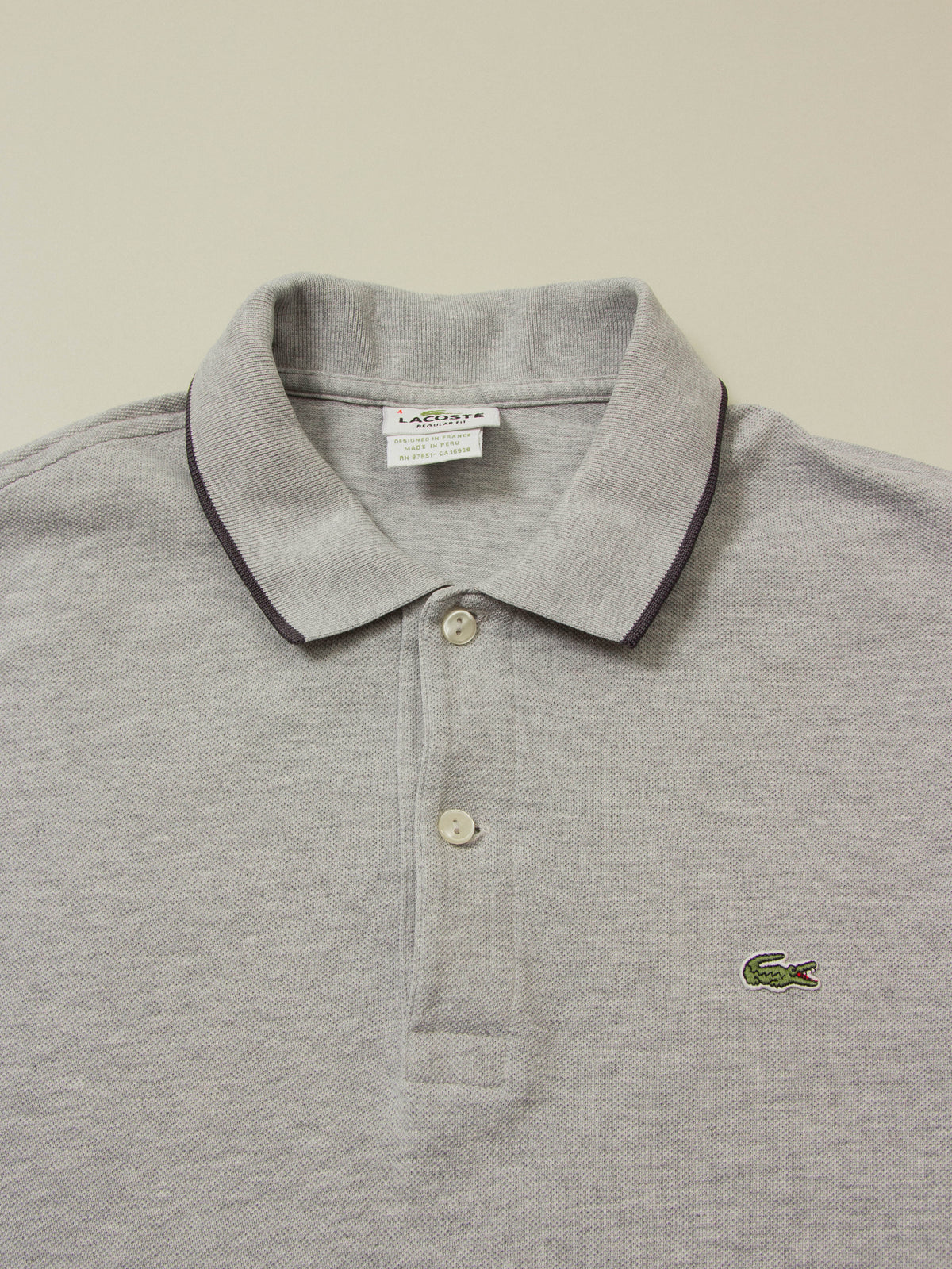 Vtg Lacoste Polo Shirt (M)
