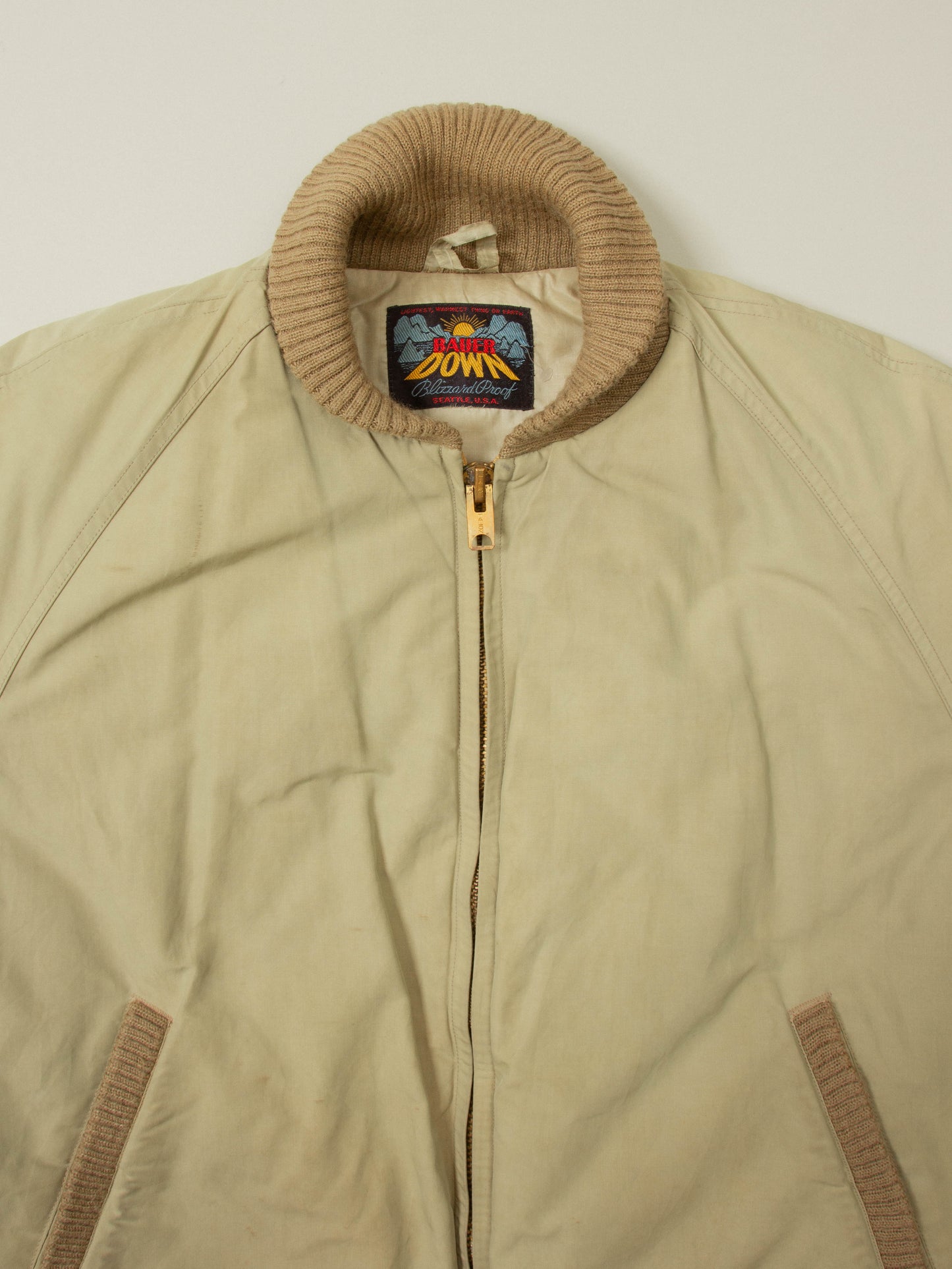 Vtg Rare 1960s Eddie Bauer 'Sundown' Bomber Jacket – Made in USA (L)