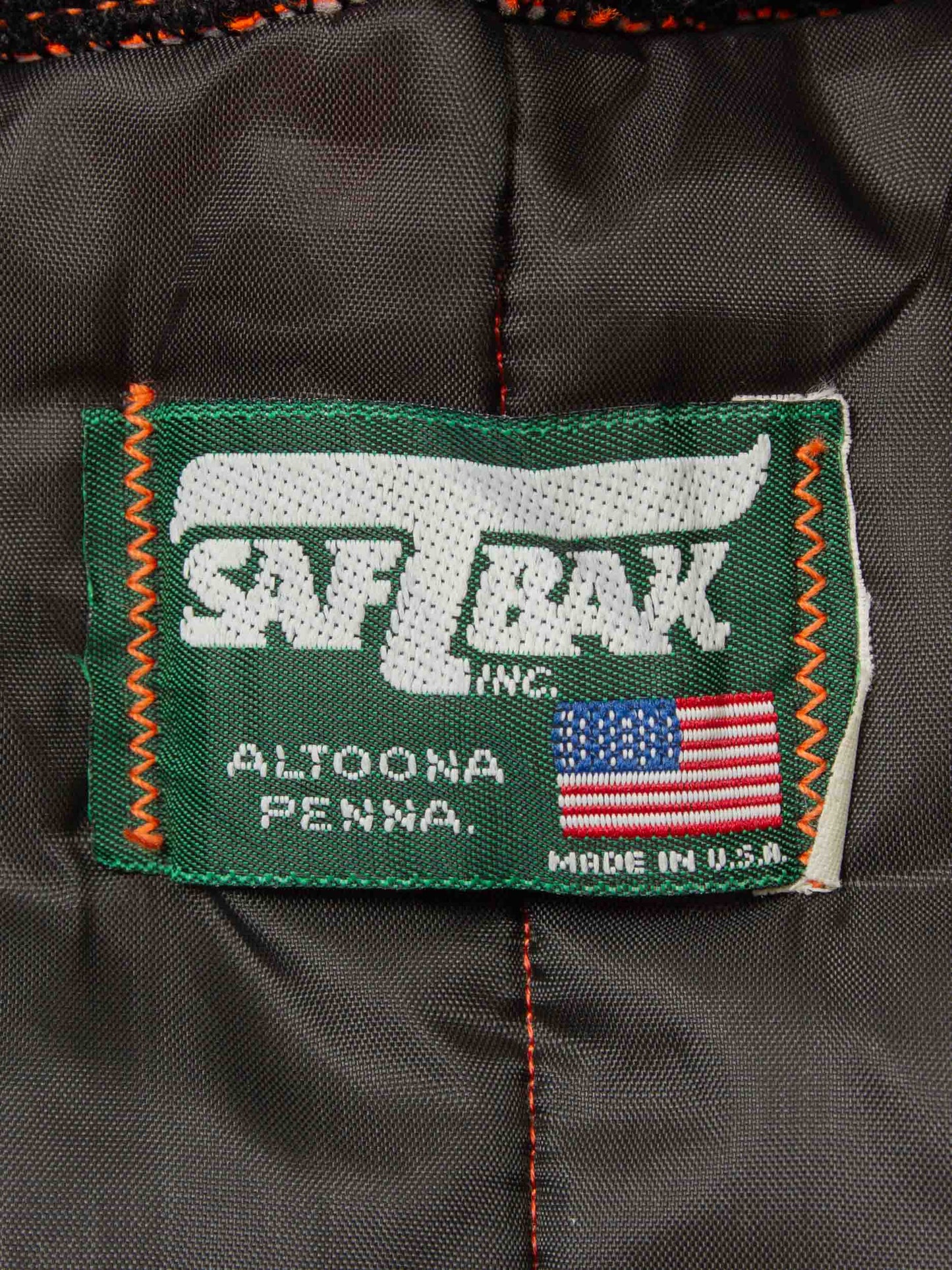 Vtg 1980s Saftbak Hunting Vest - Made in USA (L)