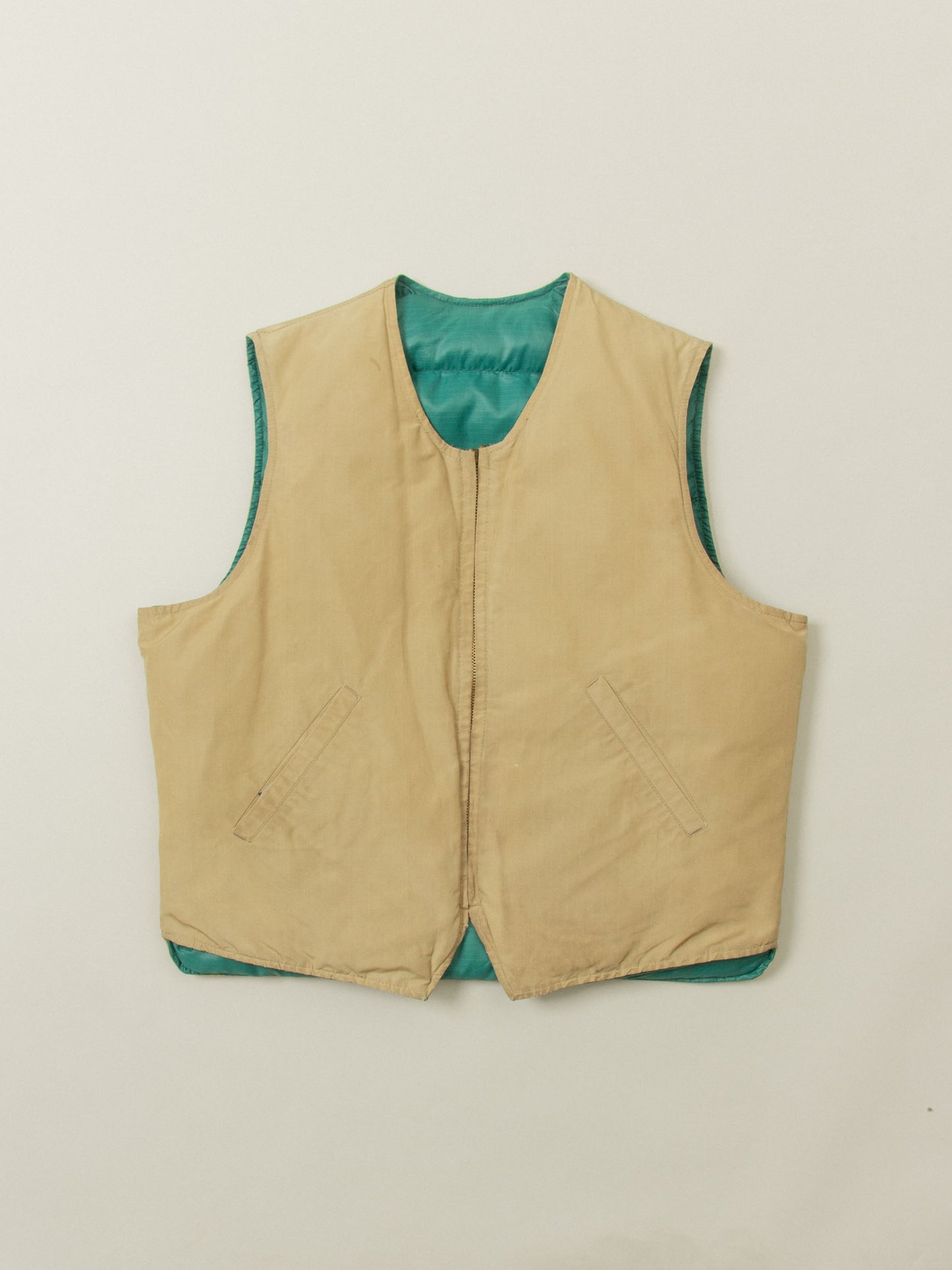 Vtg 1970s Reversible Eddie Bauer Down Vest - Made in USA (L)
