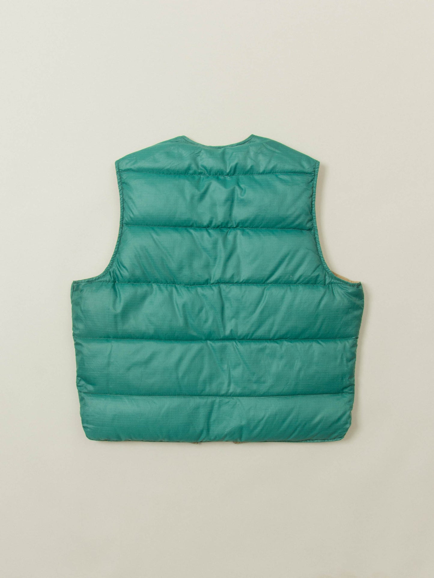 Vtg 1970s Reversible Eddie Bauer Down Vest - Made in USA (L)