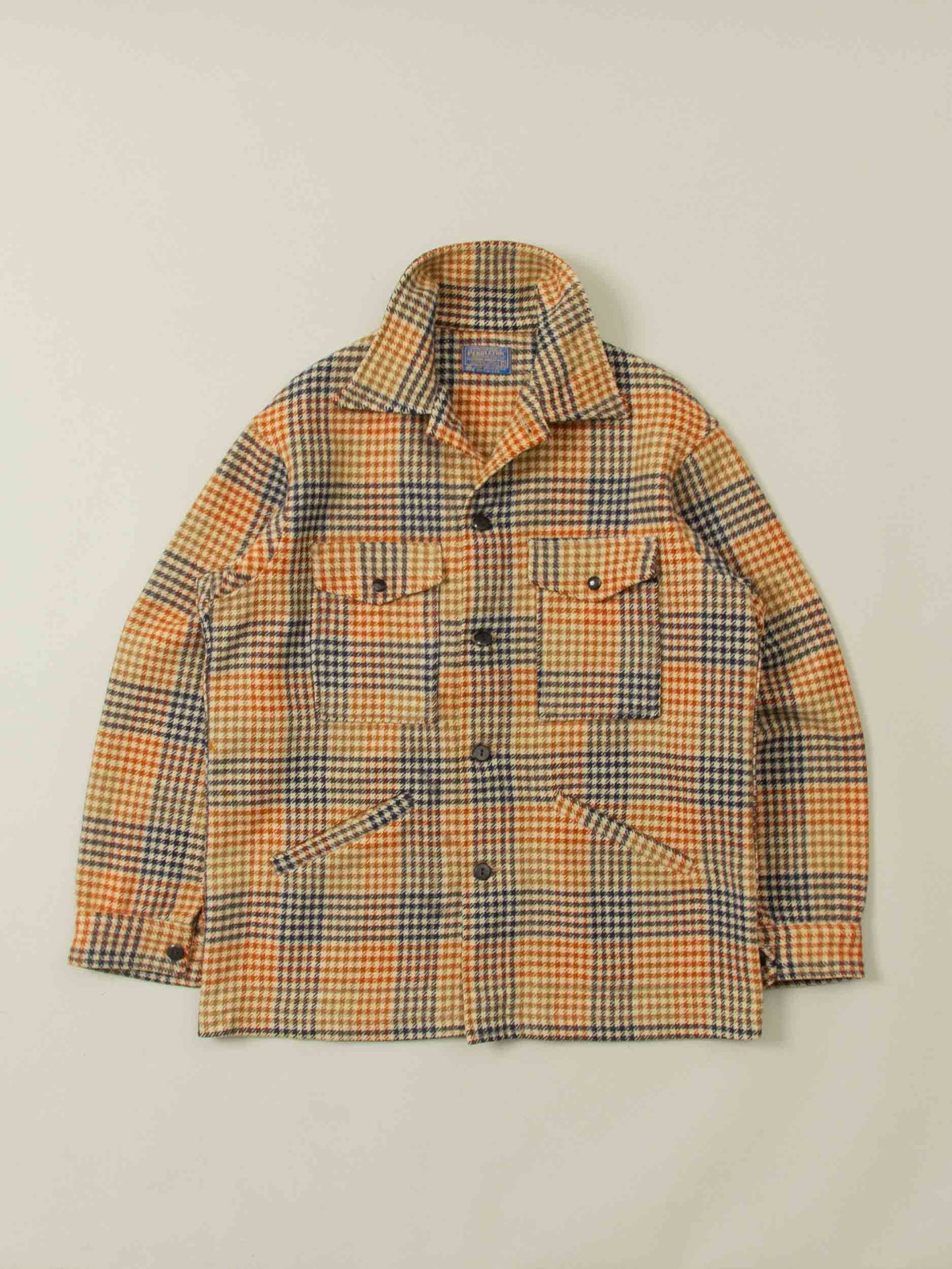 Vtg 1970s Pendleton Plaid Wool Jacket – Made in USA (L)