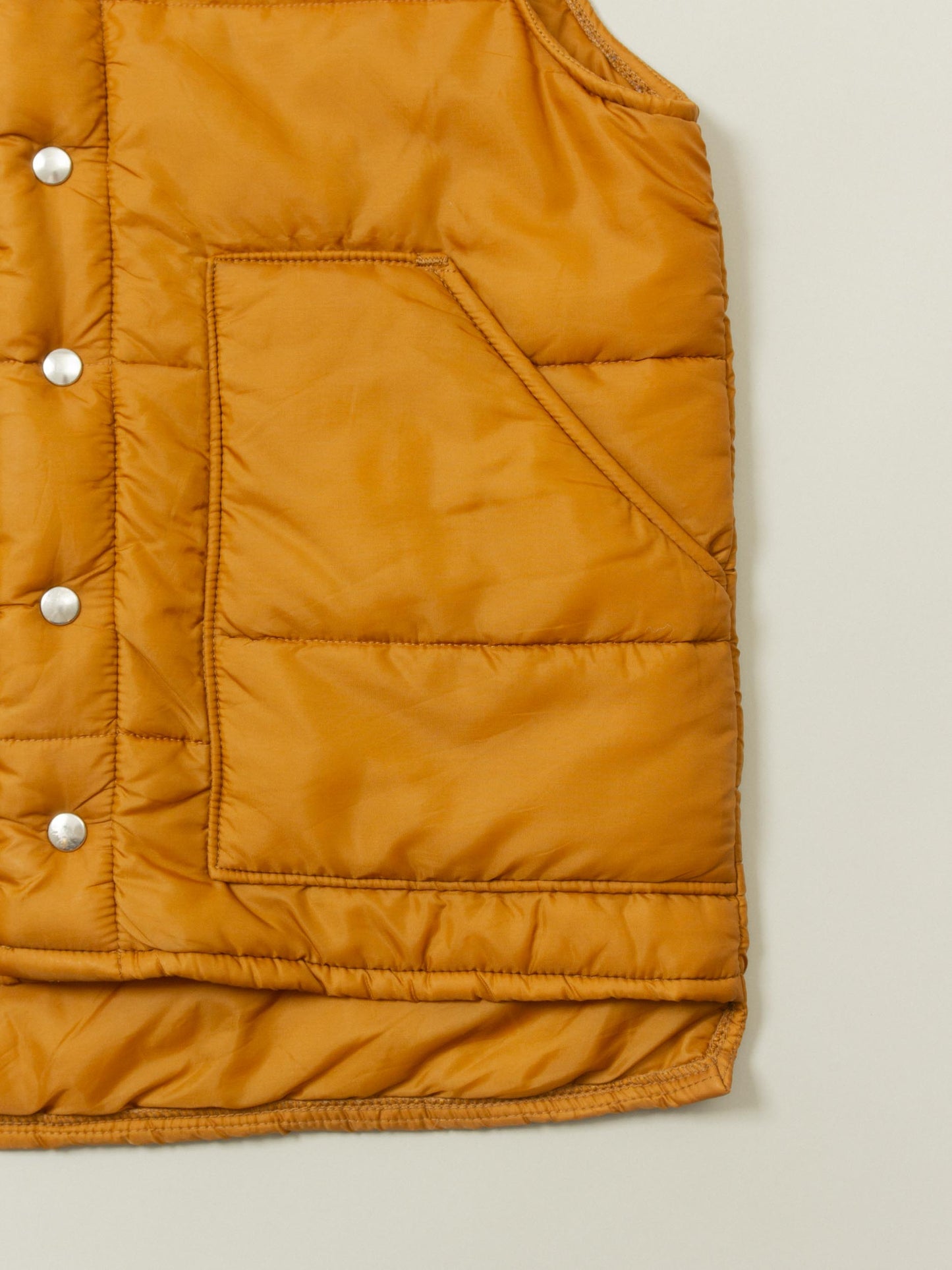 Vtg 1970s OshKosh Quilted Sports Vest (M)