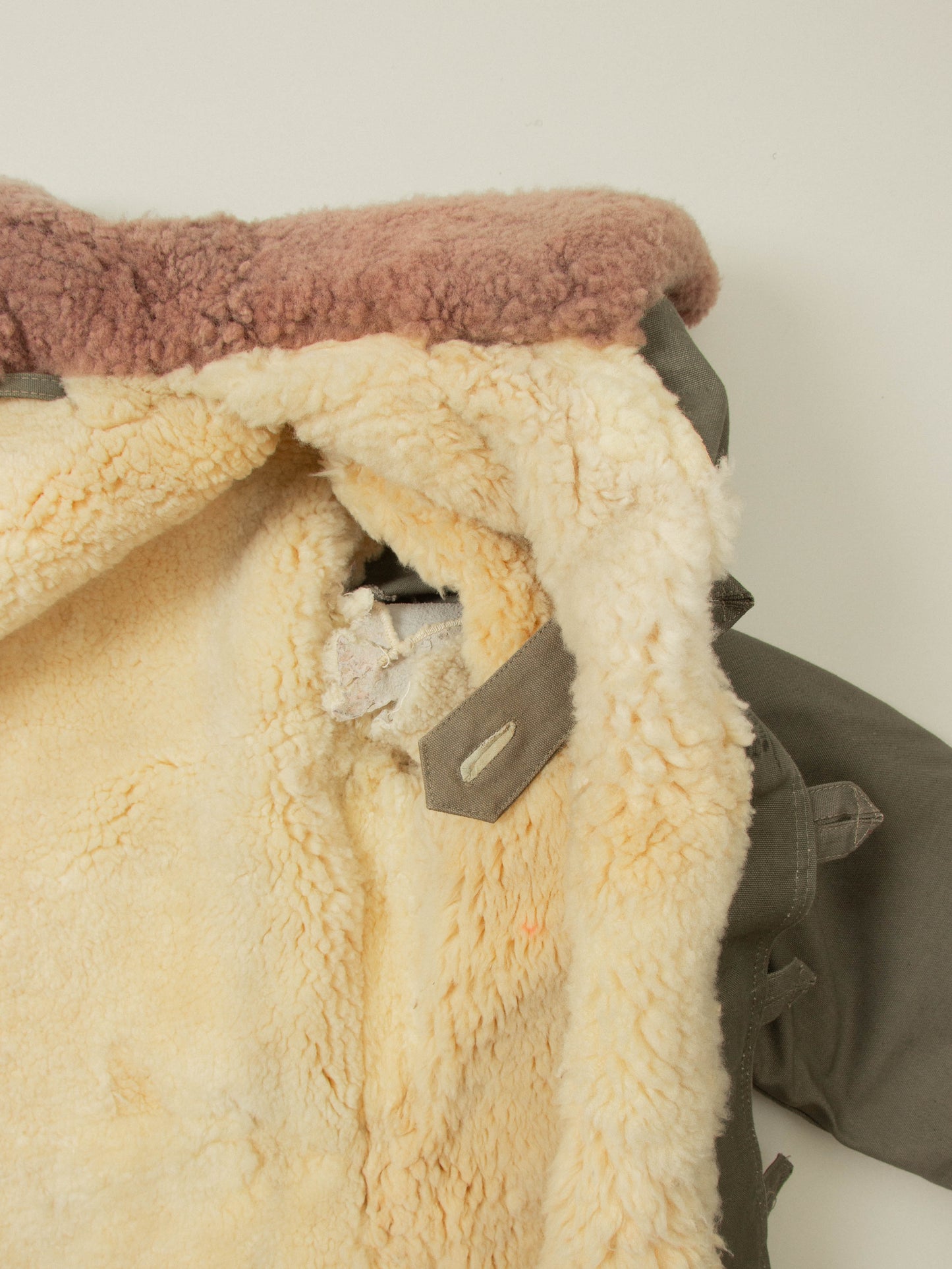 Vtg 1944 Swedish Army Extreme Cold Weather Coat (L)