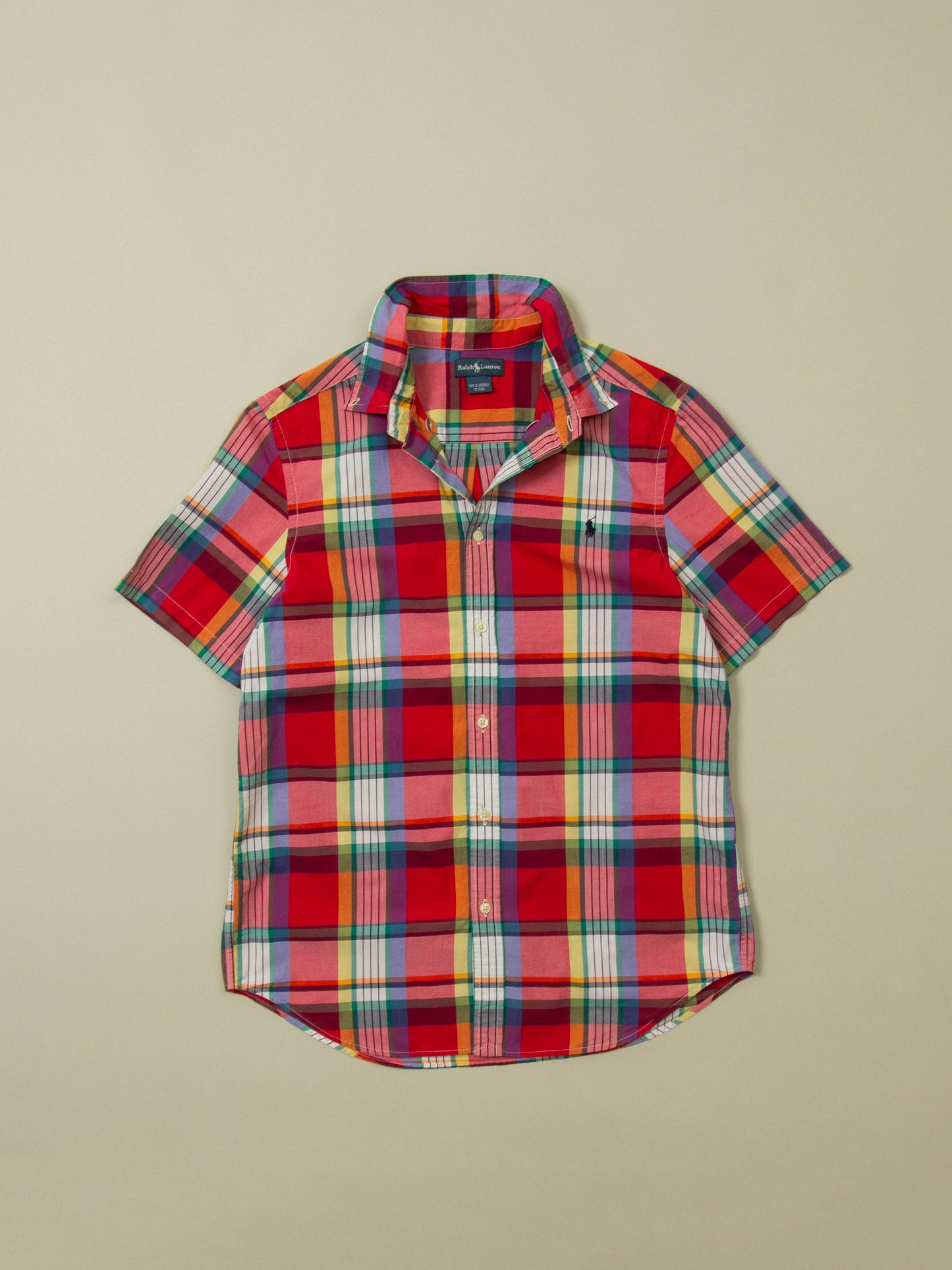 Vtg 1990s Ralph Lauren Short Sleeve Shirt (S)