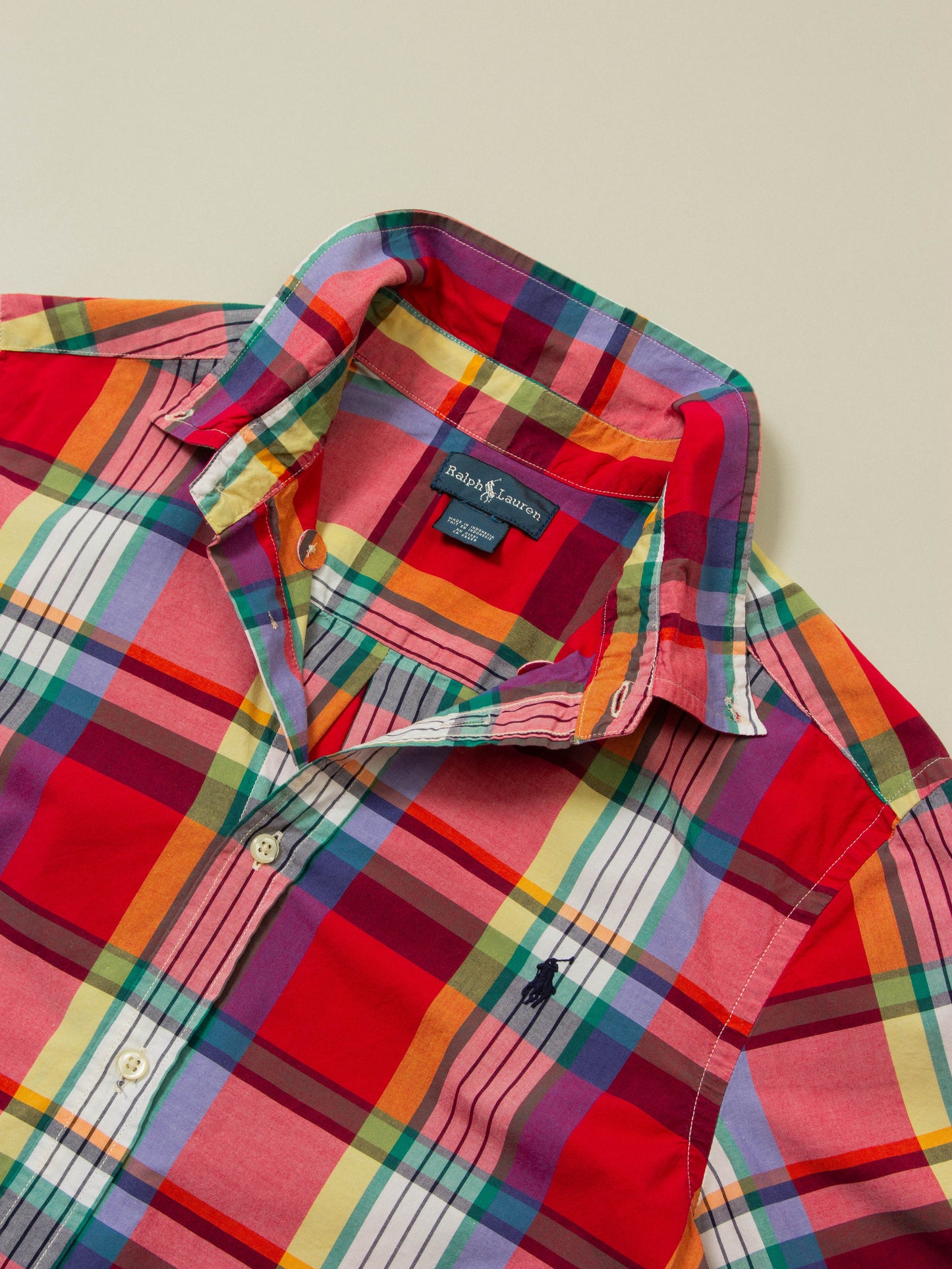 Vtg 1990s Ralph Lauren Short Sleeve Shirt (S)