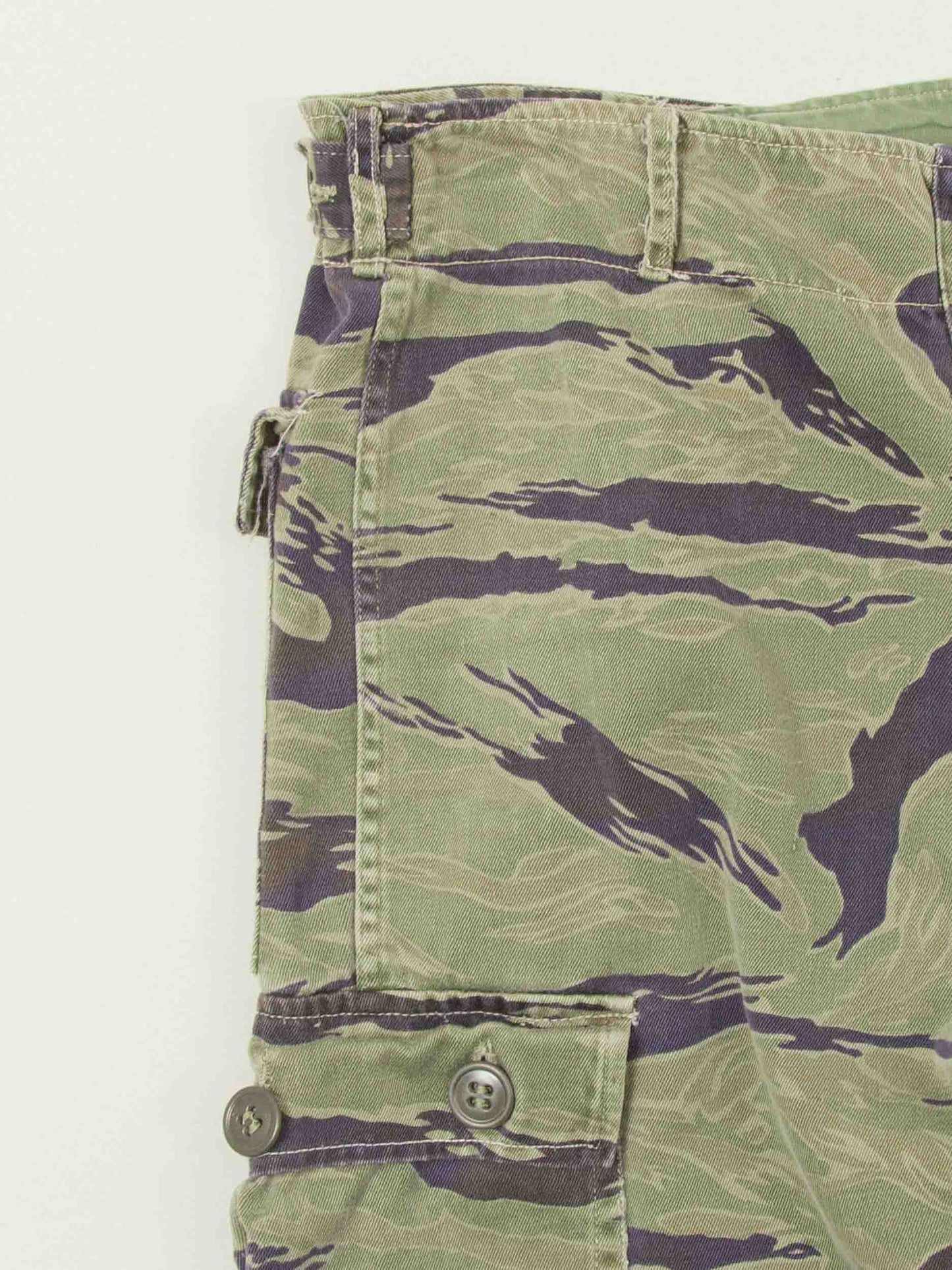Vtg Rare 1960s US Army Tiger Stripe Camo Trousers (32x28)
