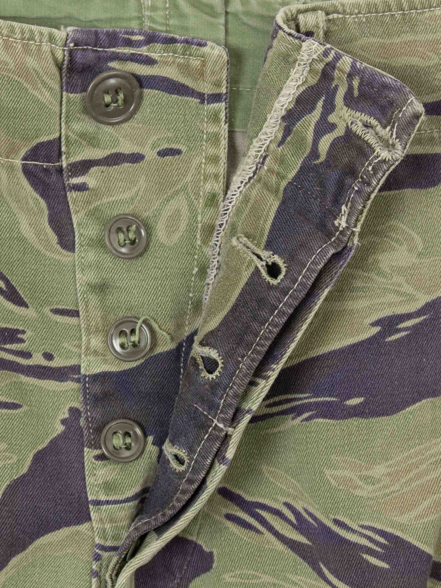 Vtg Rare 1960s US Army Tiger Stripe Camo Trousers (32x28)