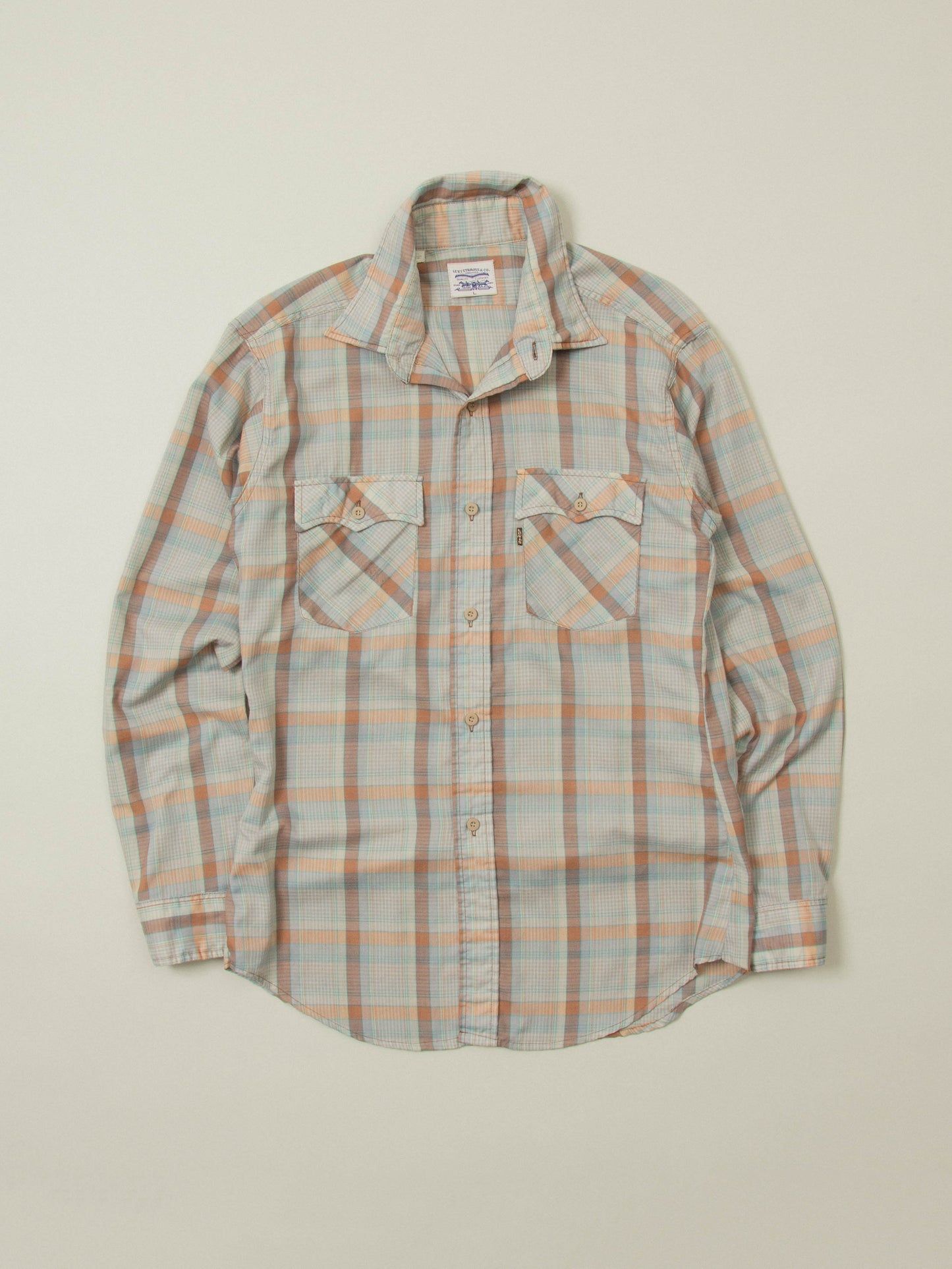 Vtg 1970s Levi's Western Shirt - Made in USA (M/L)