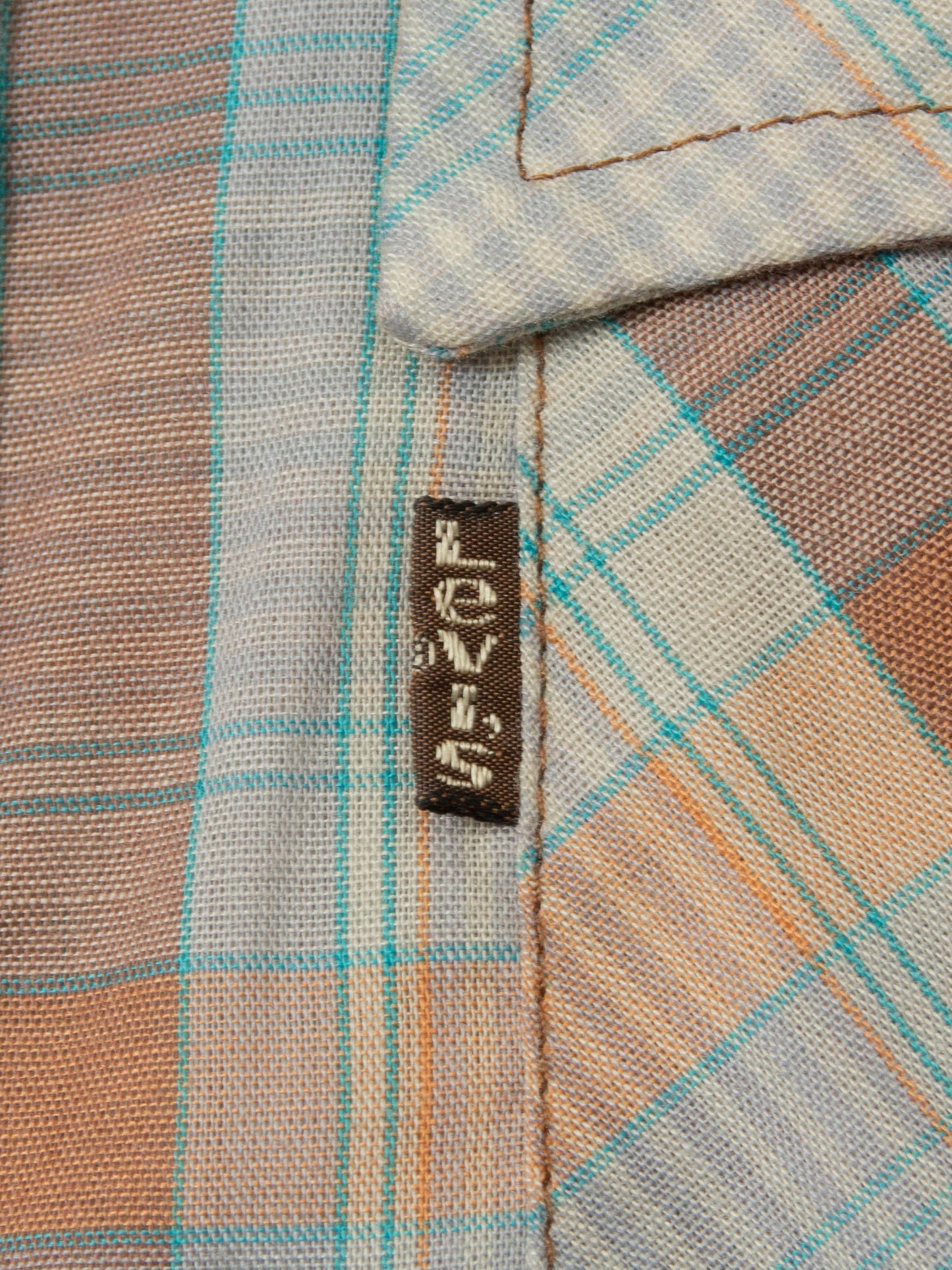 Vtg 1970s Levi's Western Shirt - Made in USA (M/L)