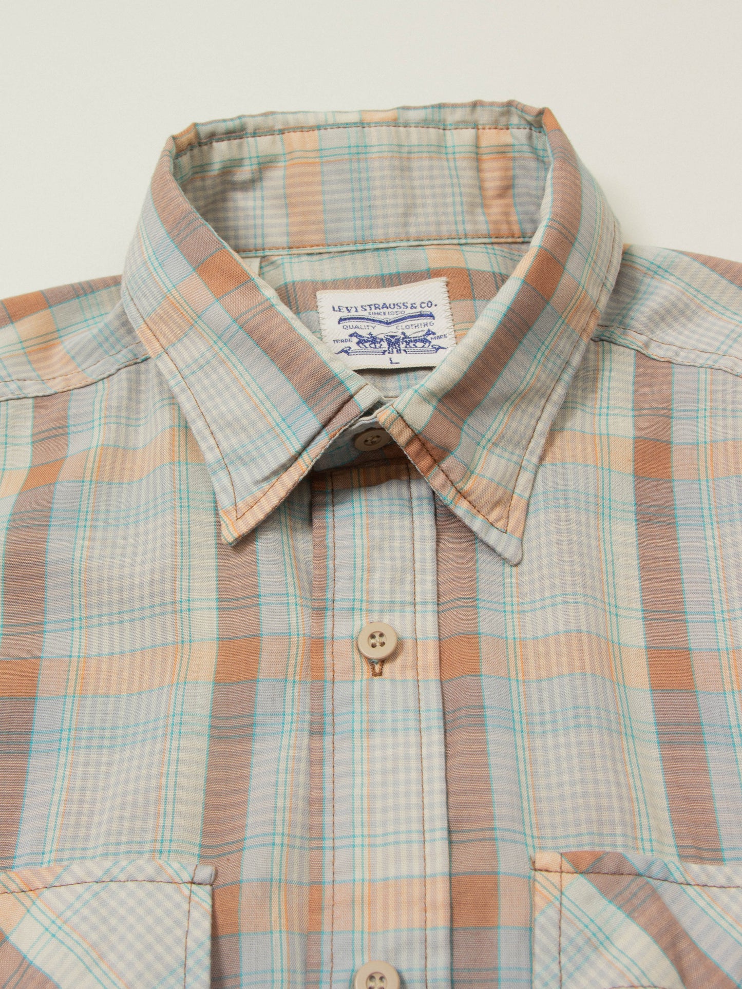 Vtg 1970s Levi's Western Shirt - Made in USA (M/L)