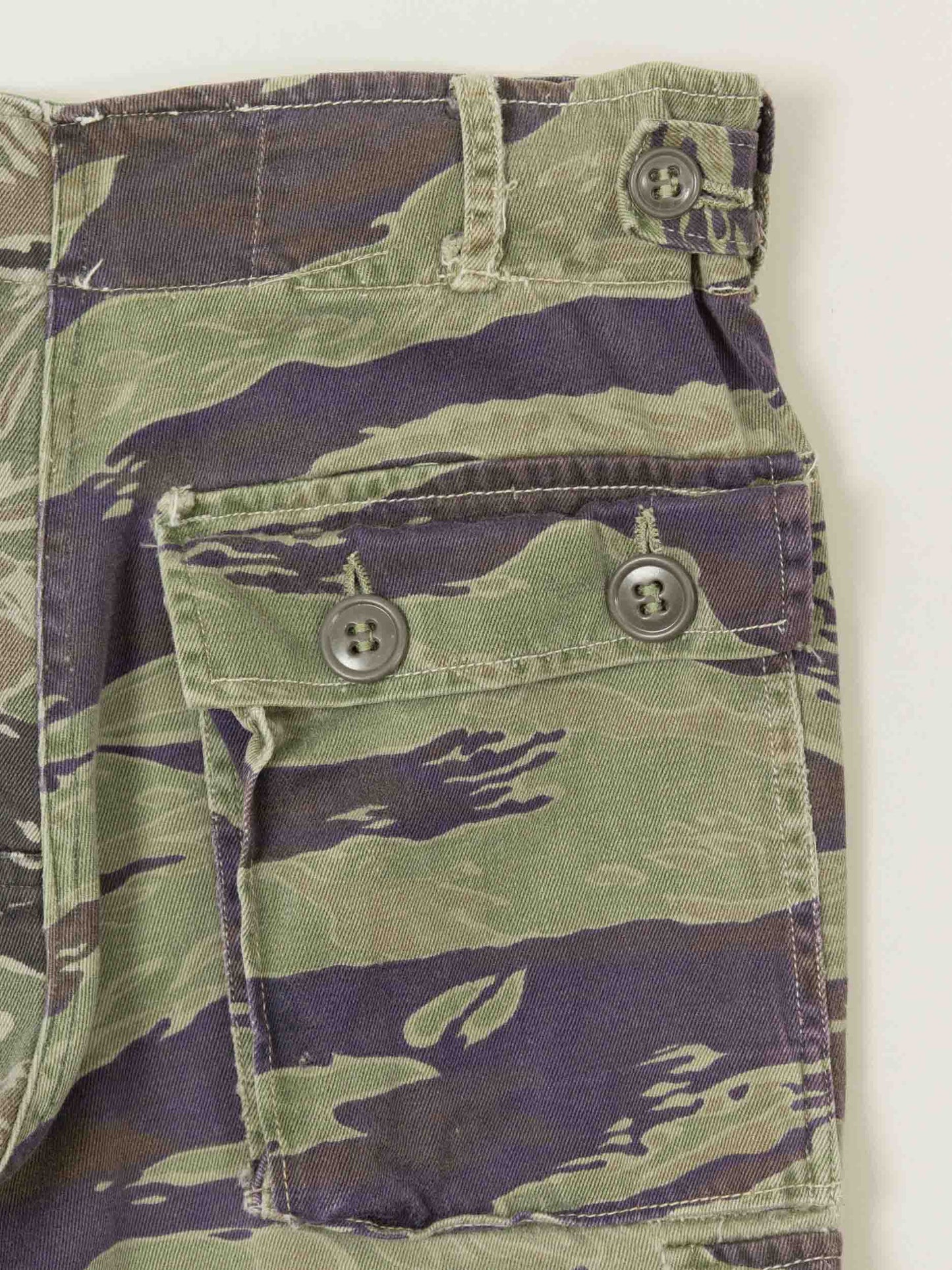 Vtg Rare 1960s US Army Tiger Stripe Camo Trousers (32x28)