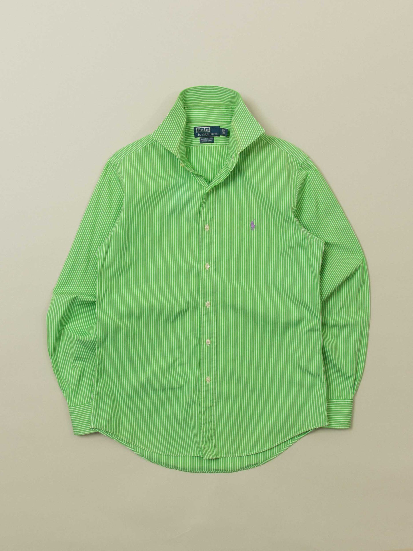 Vtg 1990s Striped Ralph Lauren Shirt (M)