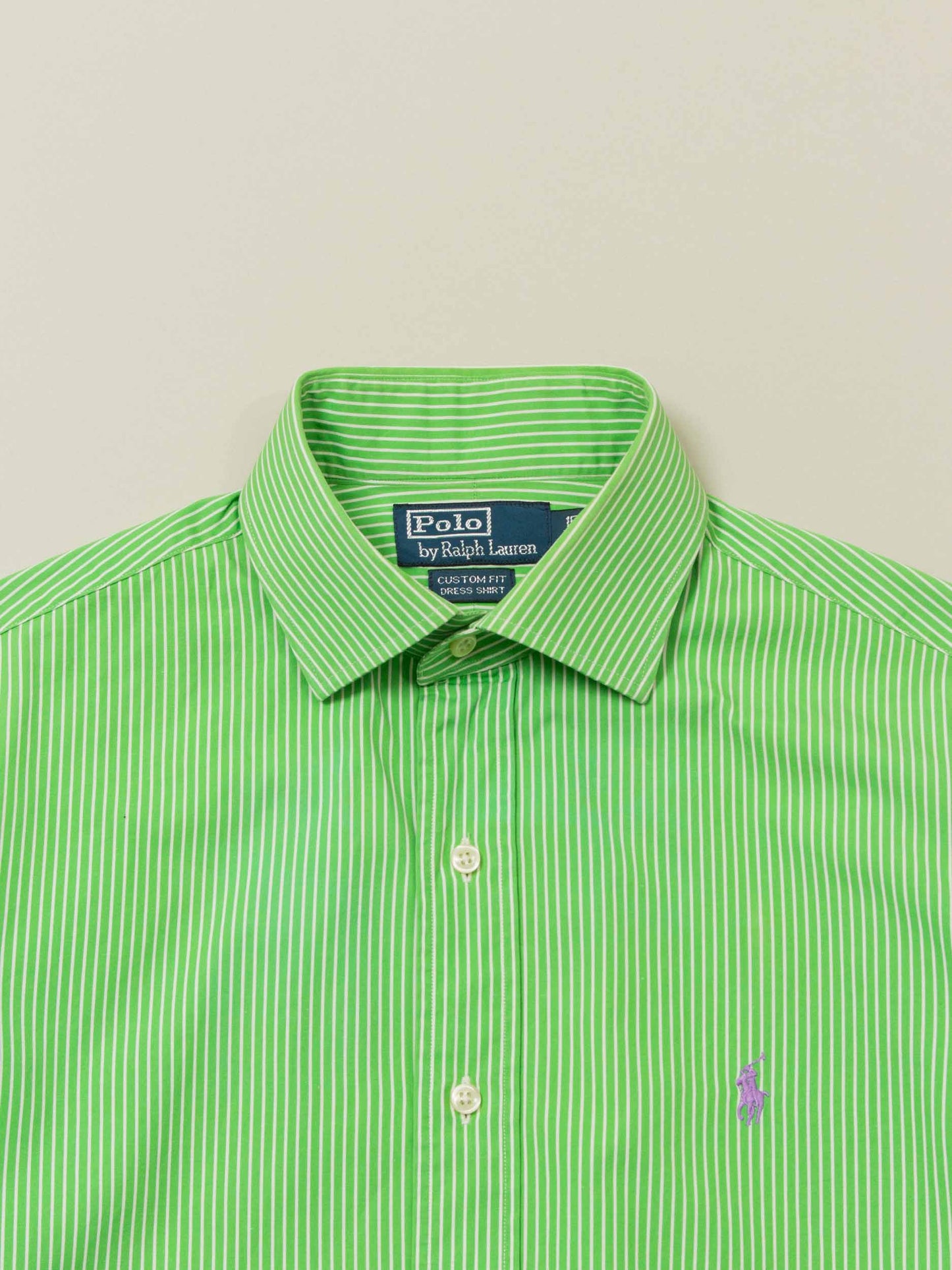 Vtg 1990s Striped Ralph Lauren Shirt (M)