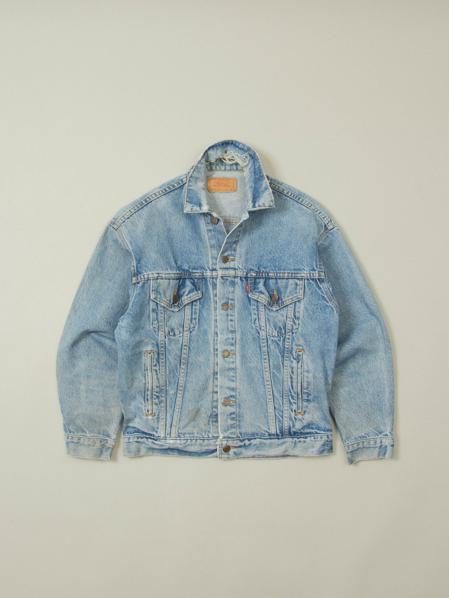 Vtg 1980s Levi's Trucker Denim Jacket - Made in USA (S)