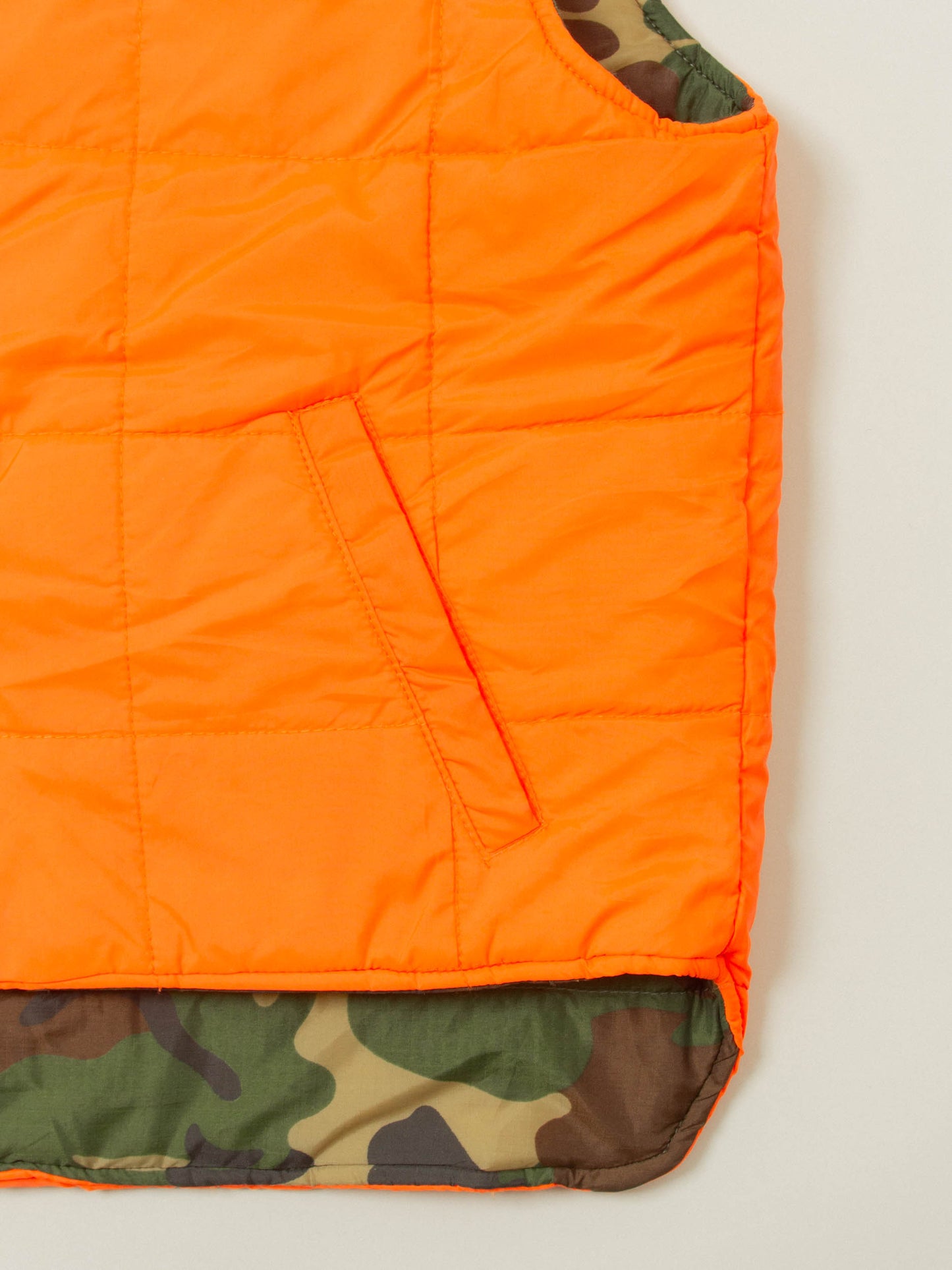 Vtg 1980s Reversible Woodland Camo Hunting Vest (L)