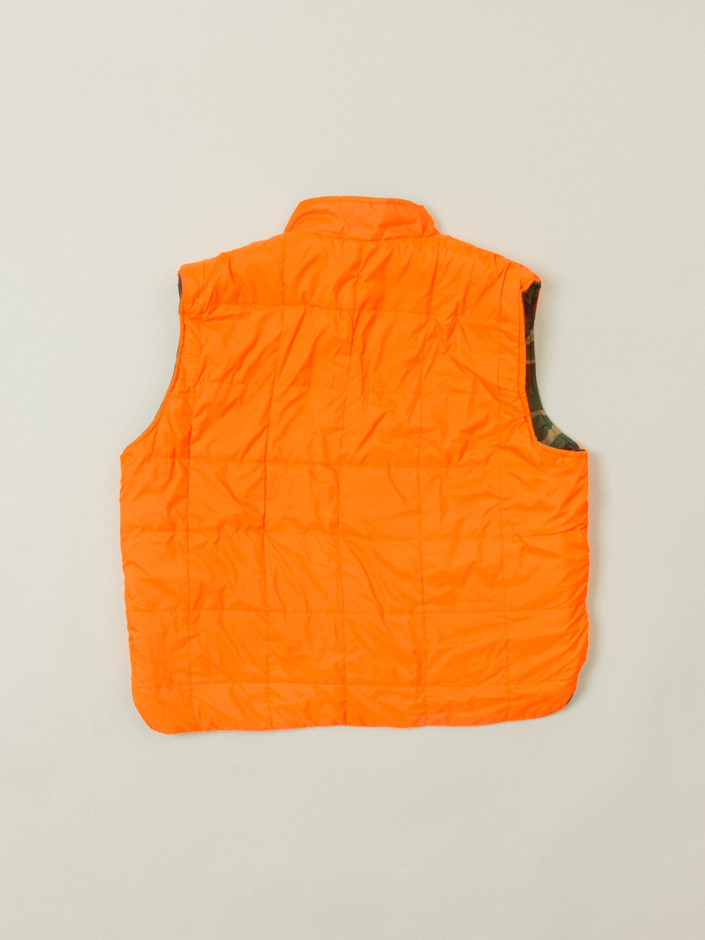 Vtg 1980s Reversible Woodland Camo Hunting Vest (L)