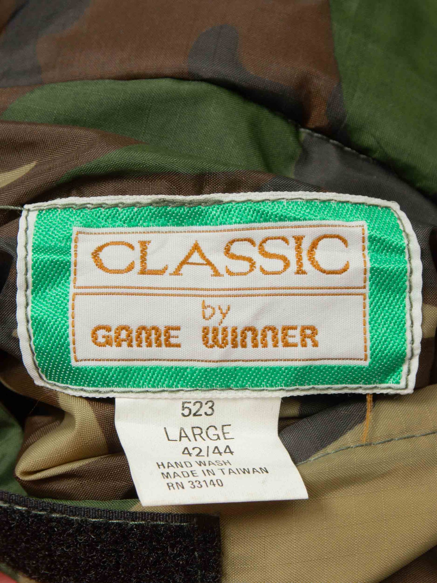 Vtg 1980s Reversible Woodland Camo Hunting Vest (L)
