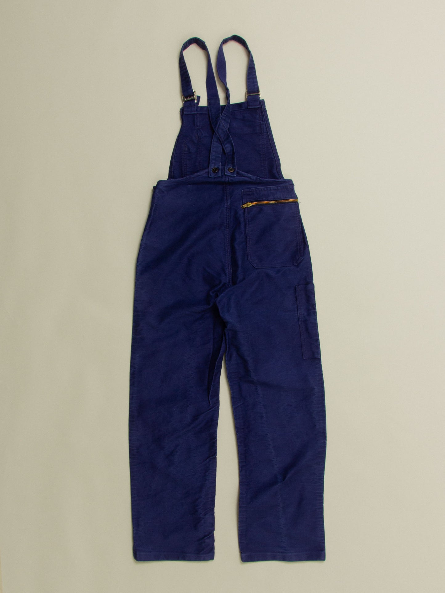 Vtg 1970s Workwear Moleskin Overalls (XS/S)