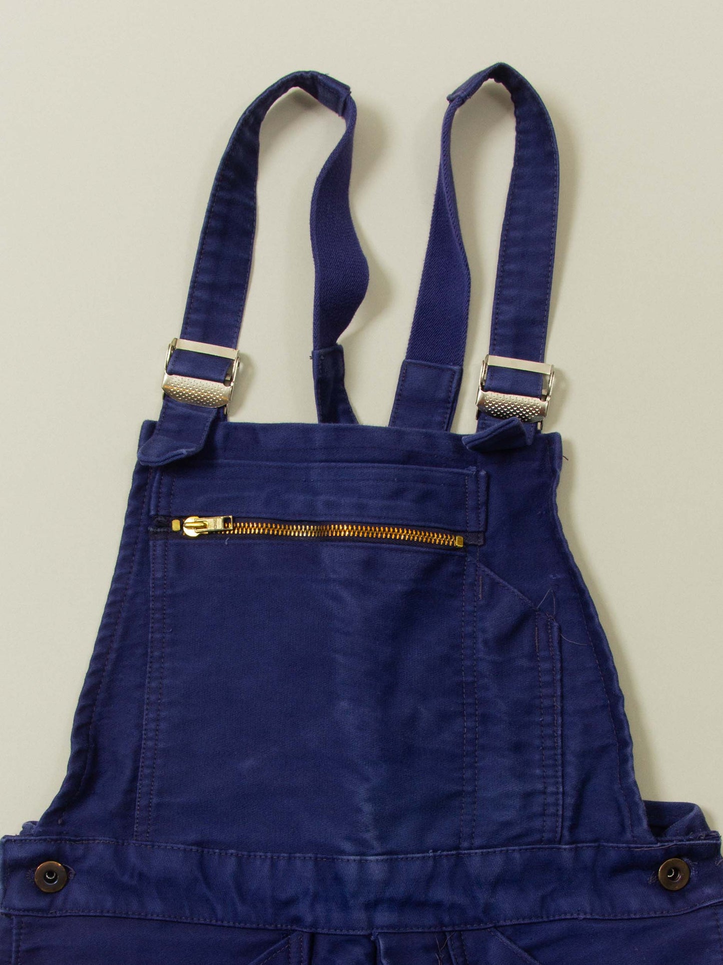 Vtg 1970s Workwear Moleskin Overalls (XS/S)