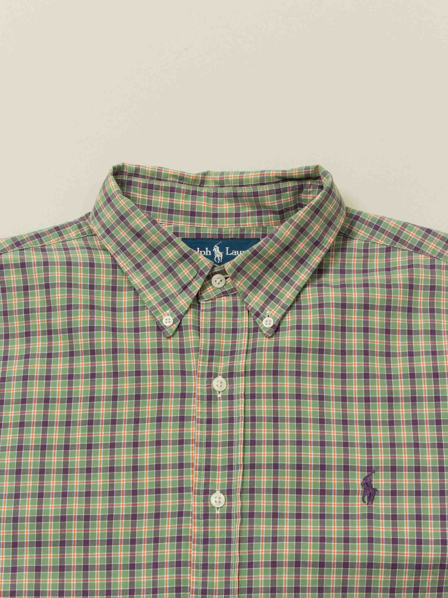 Vtg 1990s Ralph Lauren Button Down Shirt (XL)