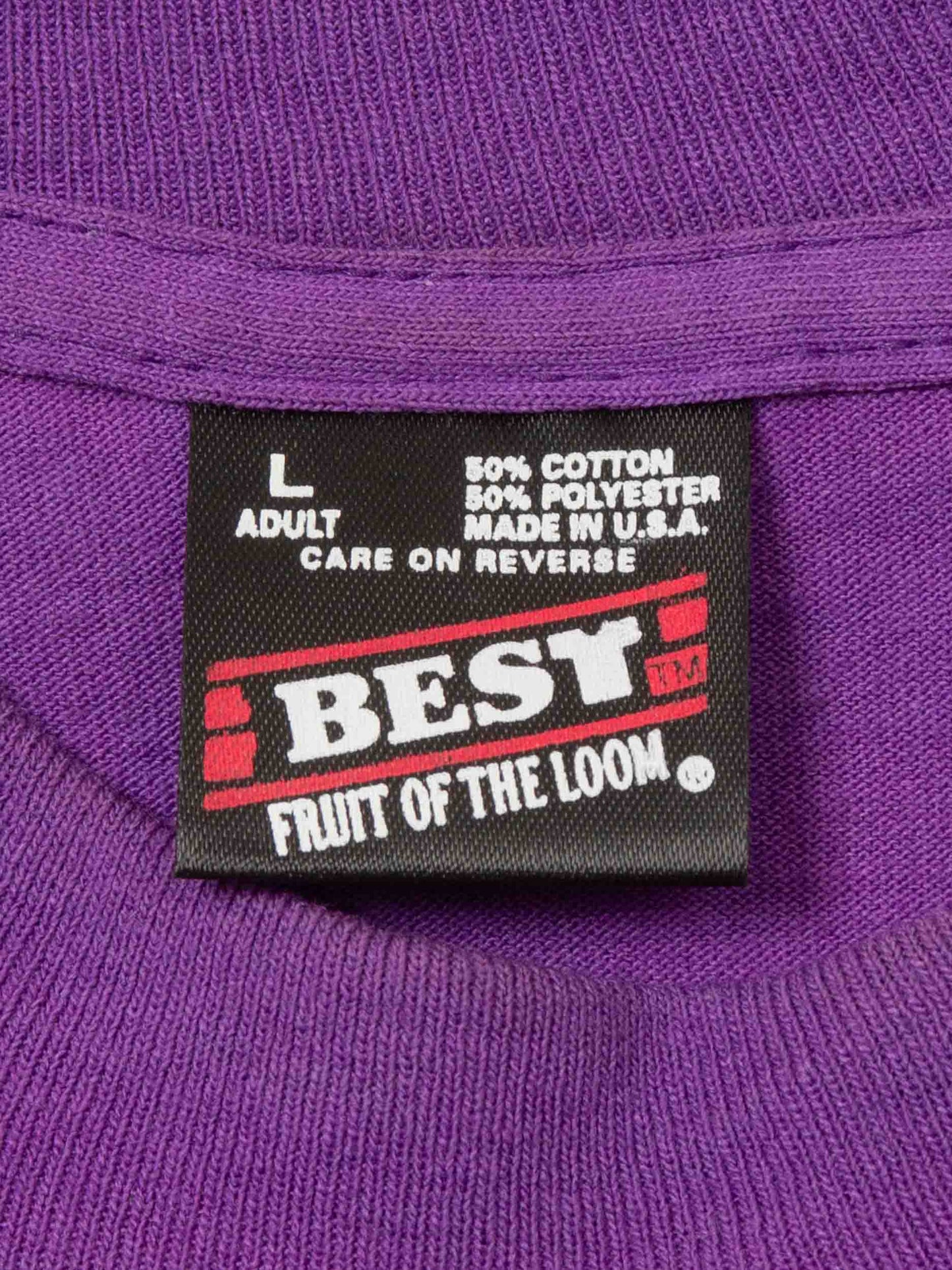 Vtg 1990s Fruit of the Loom Single Stitch Tee - Made in USA (L)