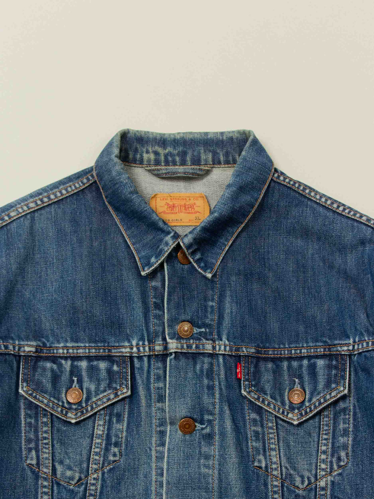 Vtg 1990s Levi's Denim Jacket (Women's S)