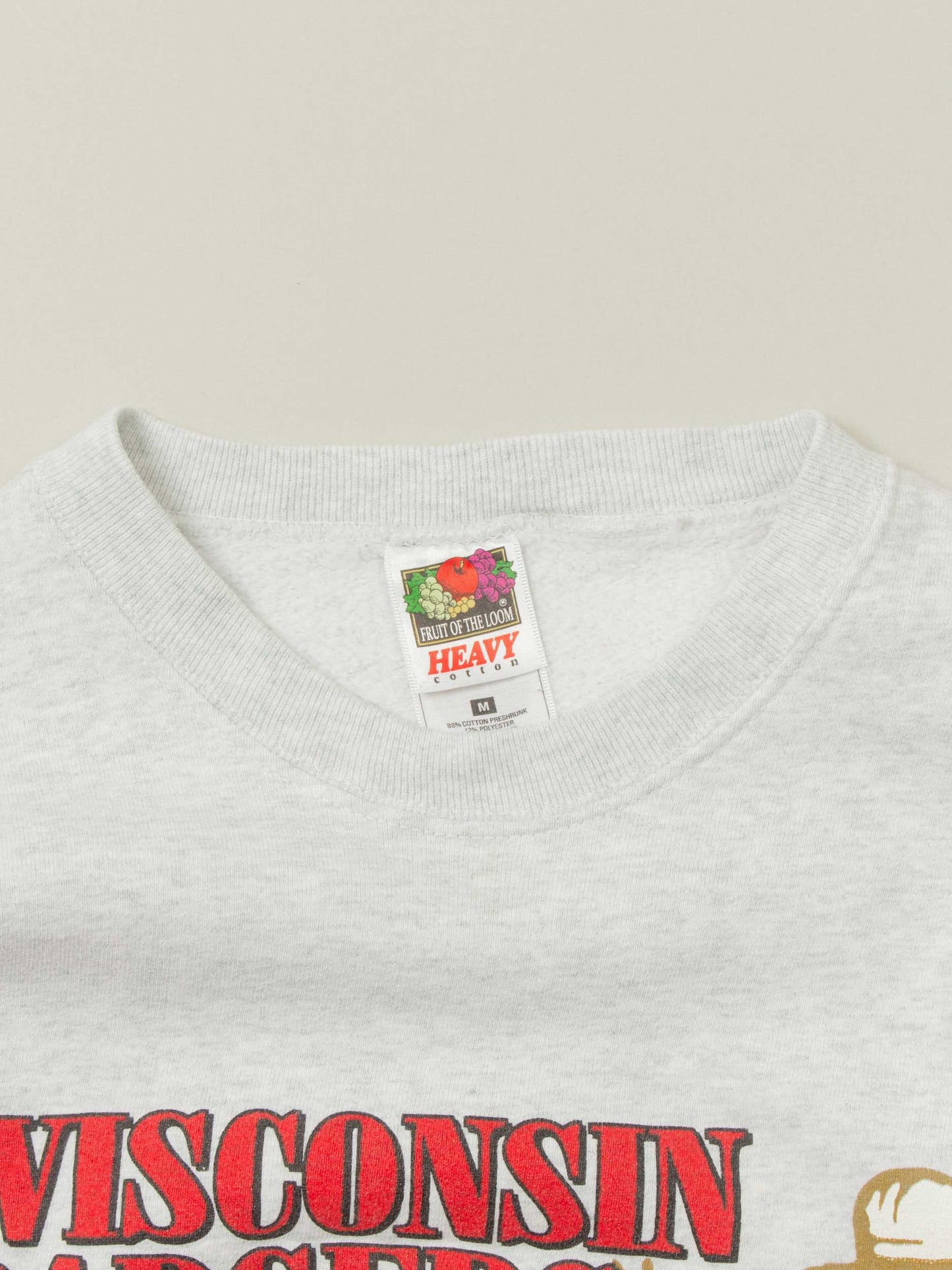 Vtg 1990s 'Wisconsin Badgers' Sweatshirt (M)
